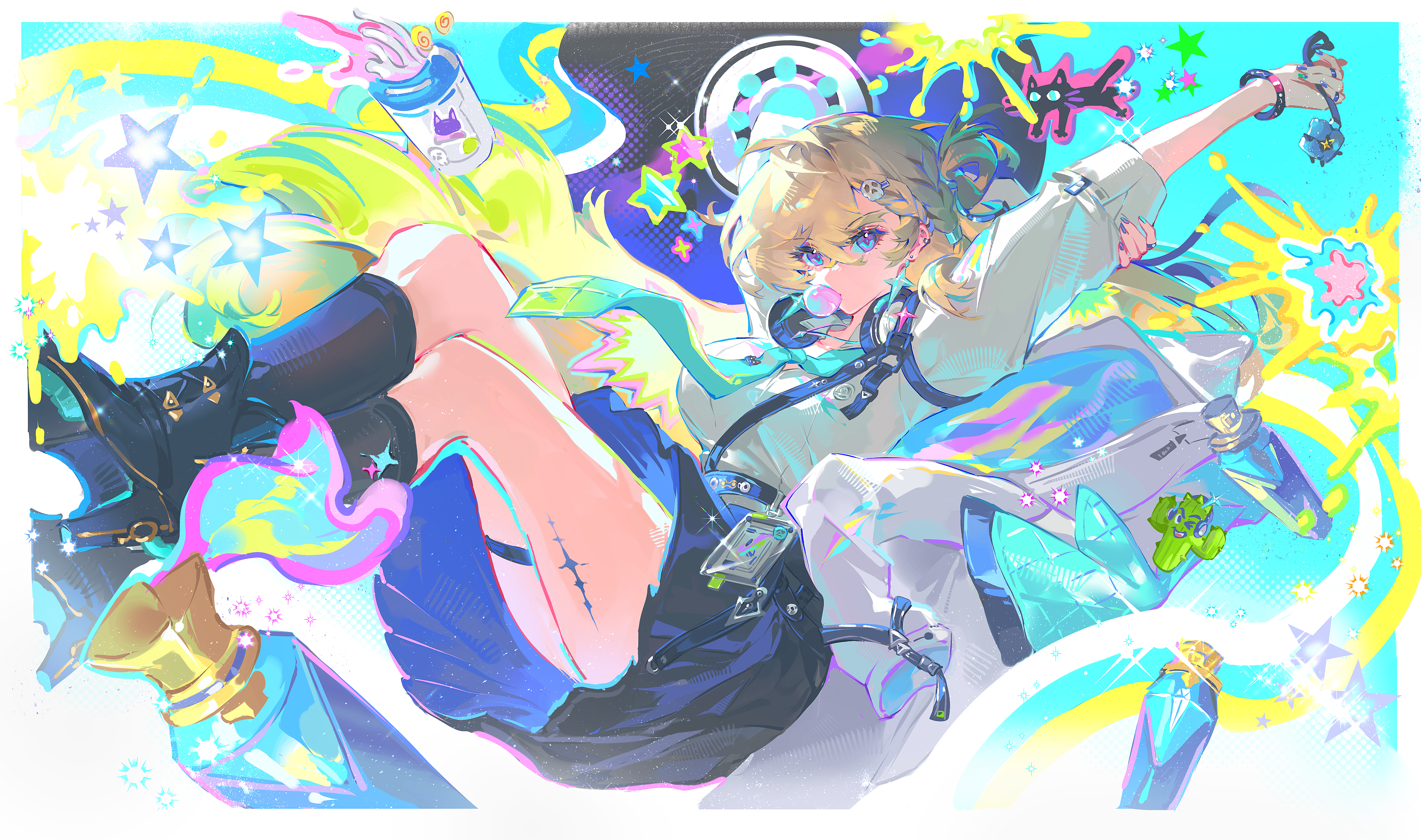 Wuthering Waves Lynae with bubble gum HD Wallpaper