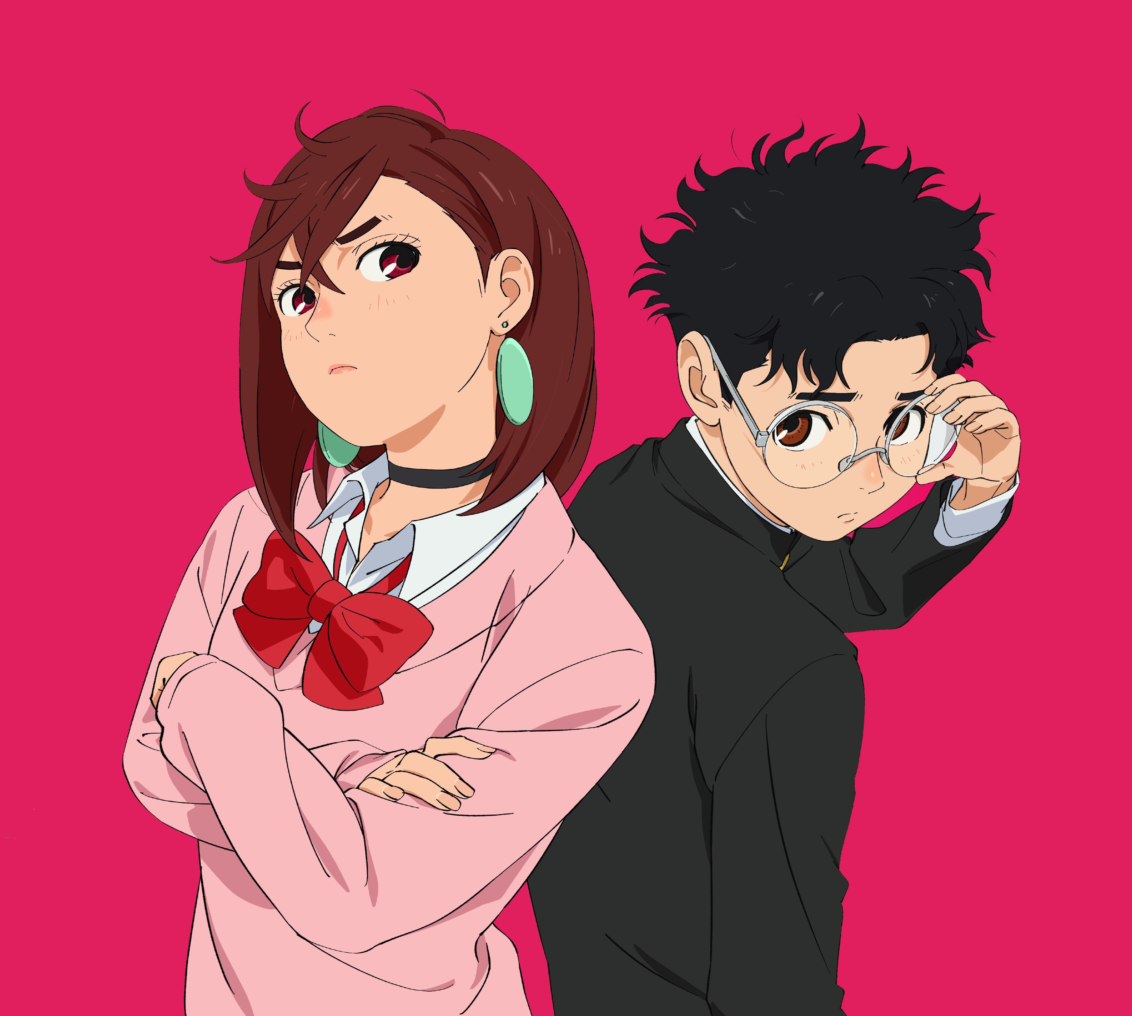 Dandadan: Momo Ayase and Ken Takakura HD Wallpaper