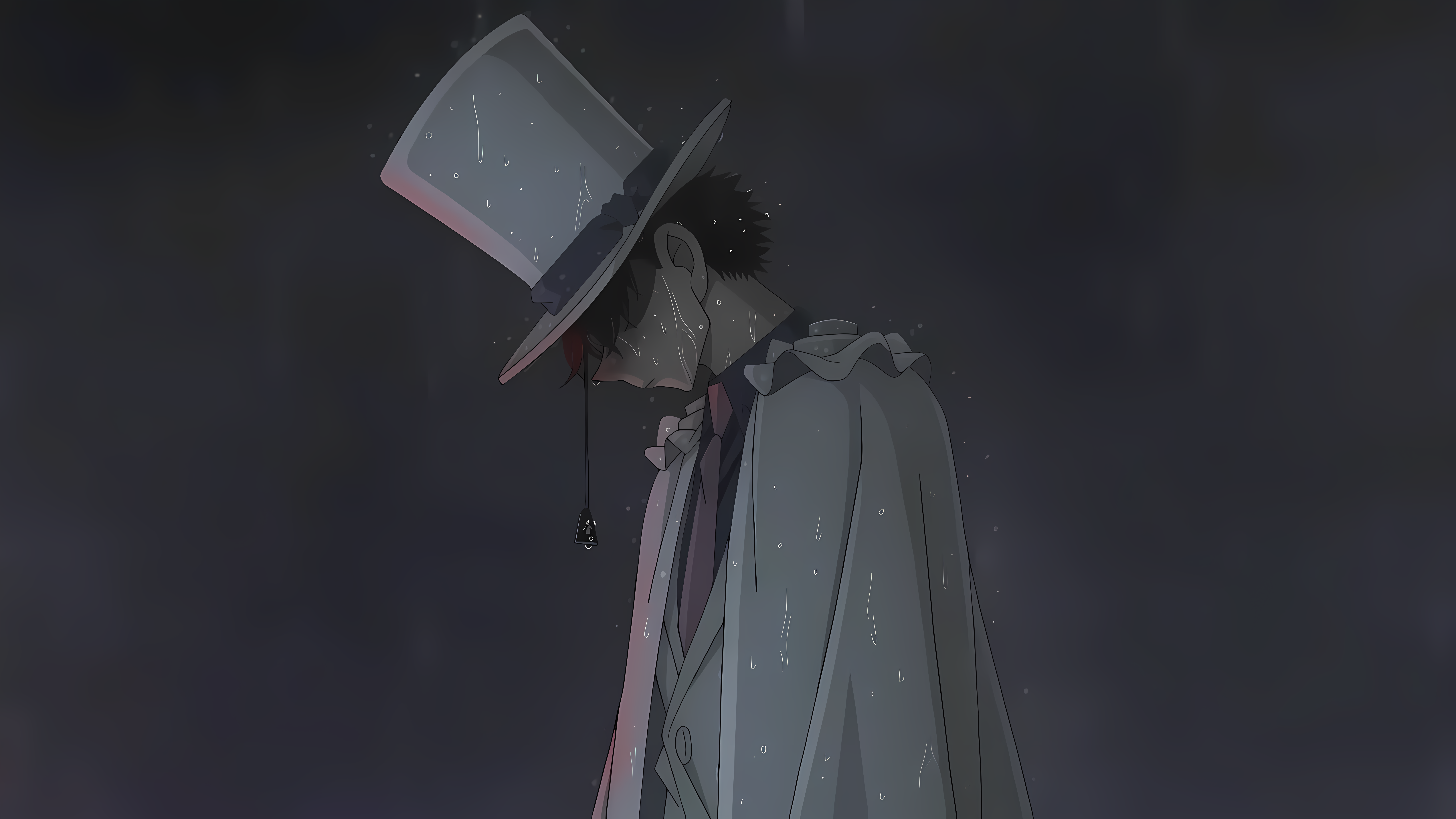 Detective Conan Kaito Kuroba in the Rain HD Wallpaper