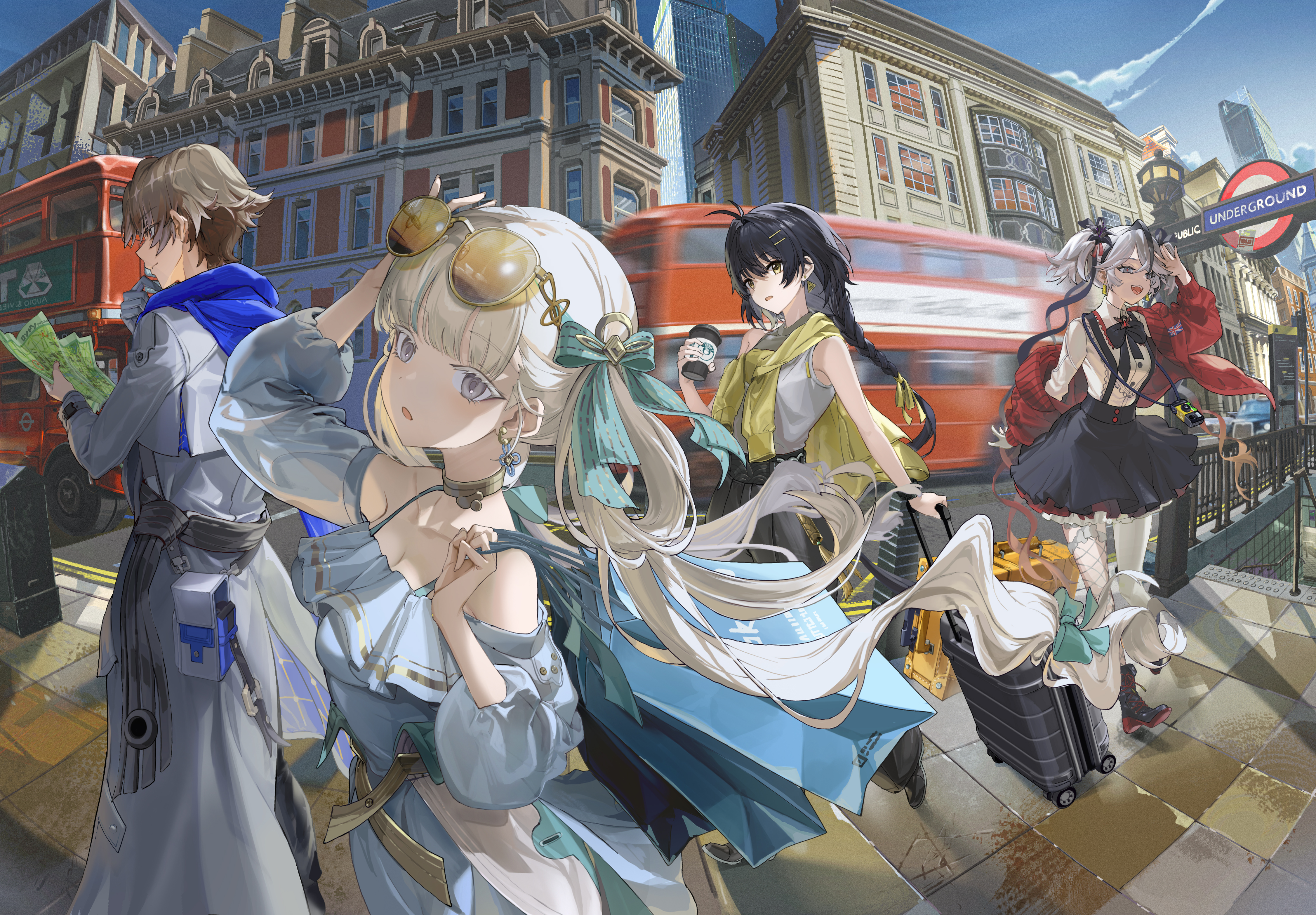 Wuthering Waves Characters in London HD Wallpaper