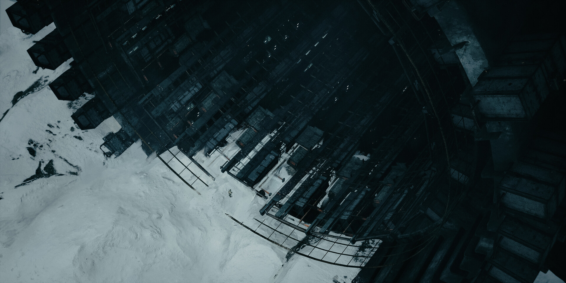 Digital Art of a Spaceship Interior HD Wallpaper