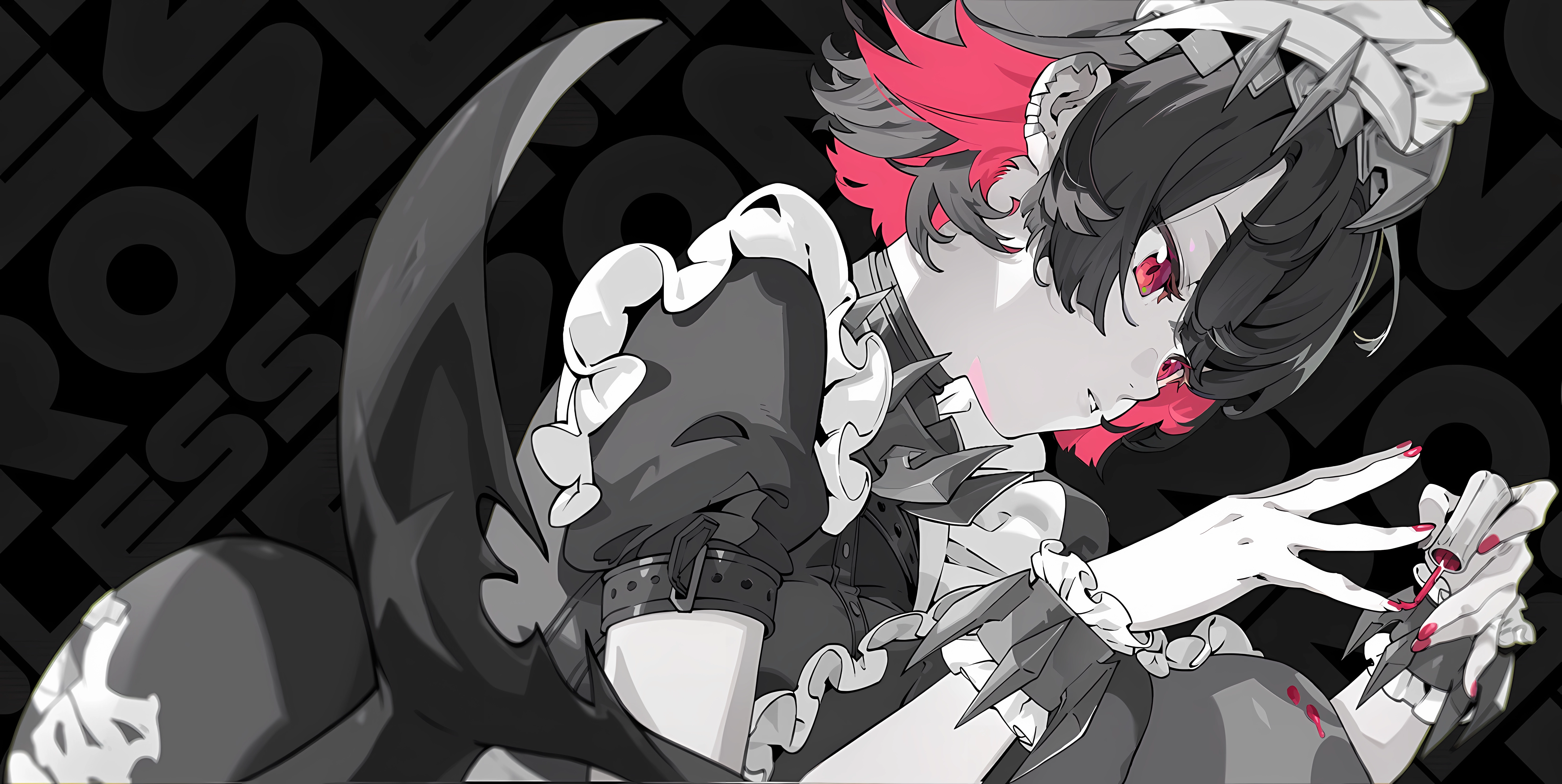 Zenless Zone Zero: Ellen Joe in Maid Outfit HD Wallpaper