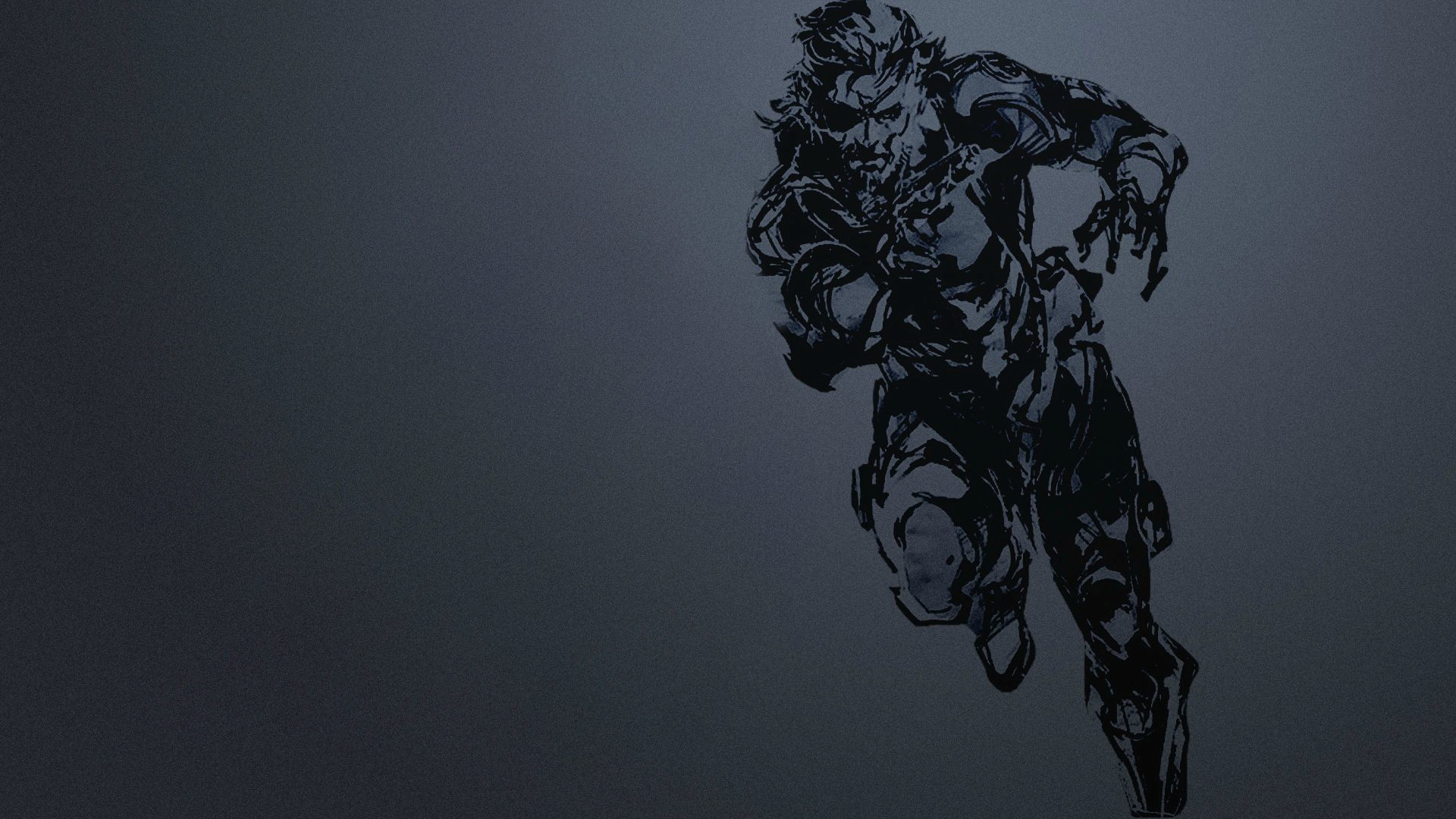 Solid Snake from Metal Gear Solid running HD Wallpaper