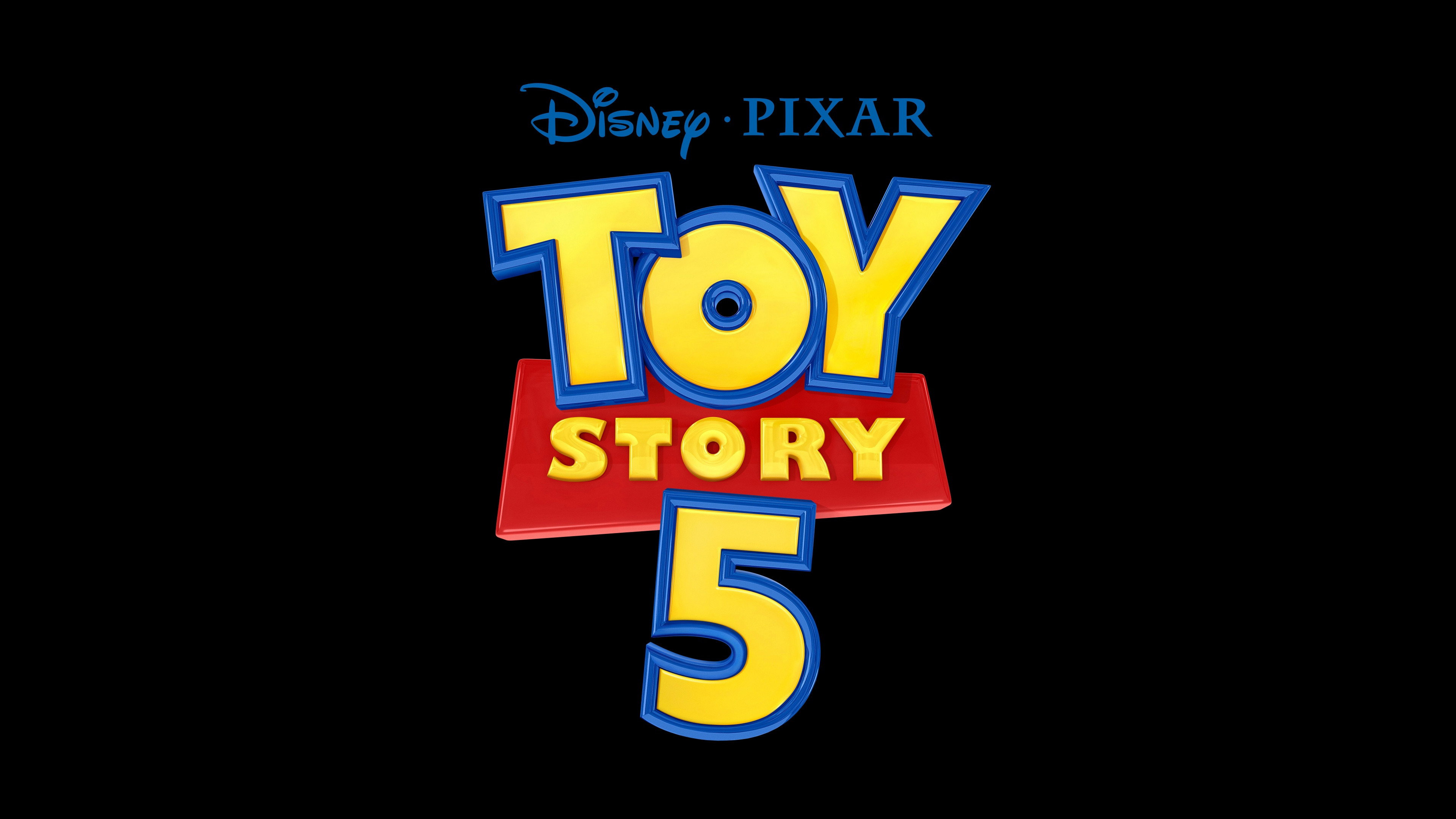 Official Disney Pixar Toy Story 5 Movie Logo HD Wallpaper