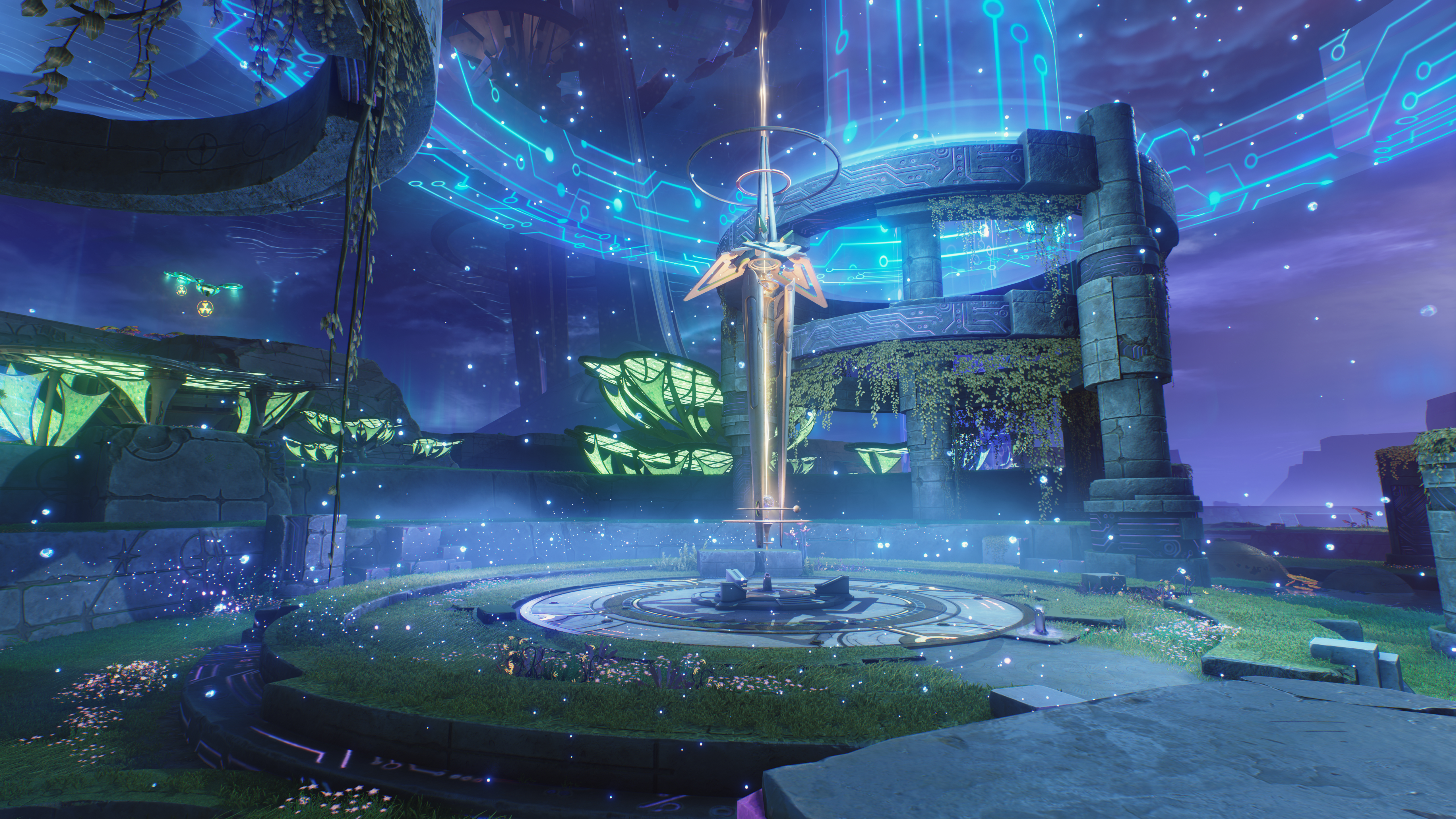 Ancient Varuna Contraption Ruins in Genshin Impact HD Wallpaper