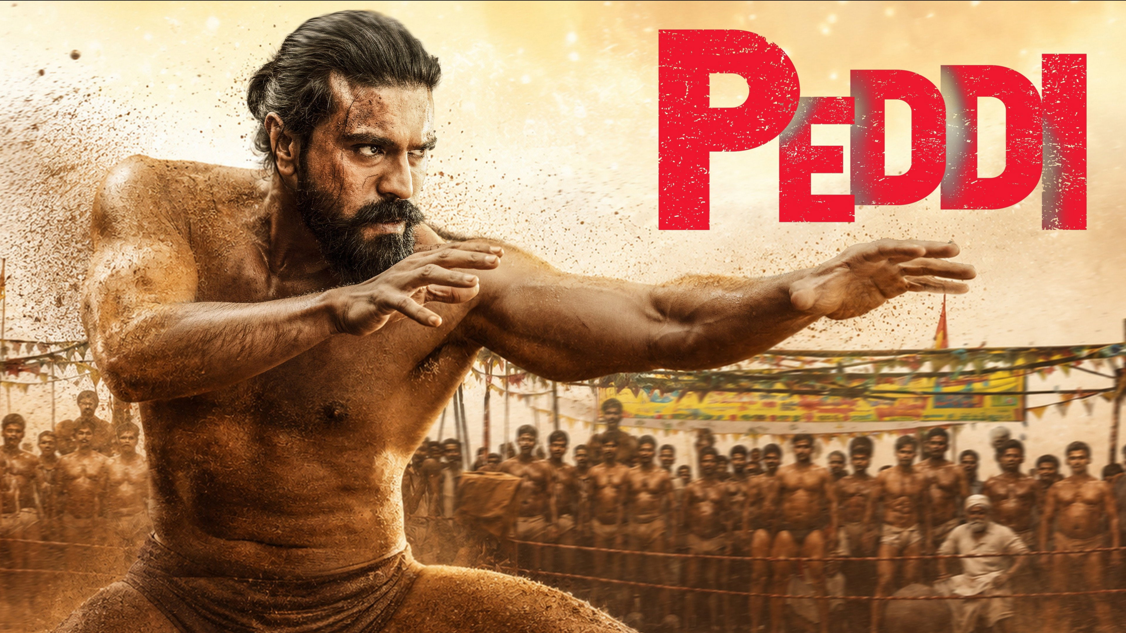 Ram Charan in the Indian Movie Peddi HD Wallpaper