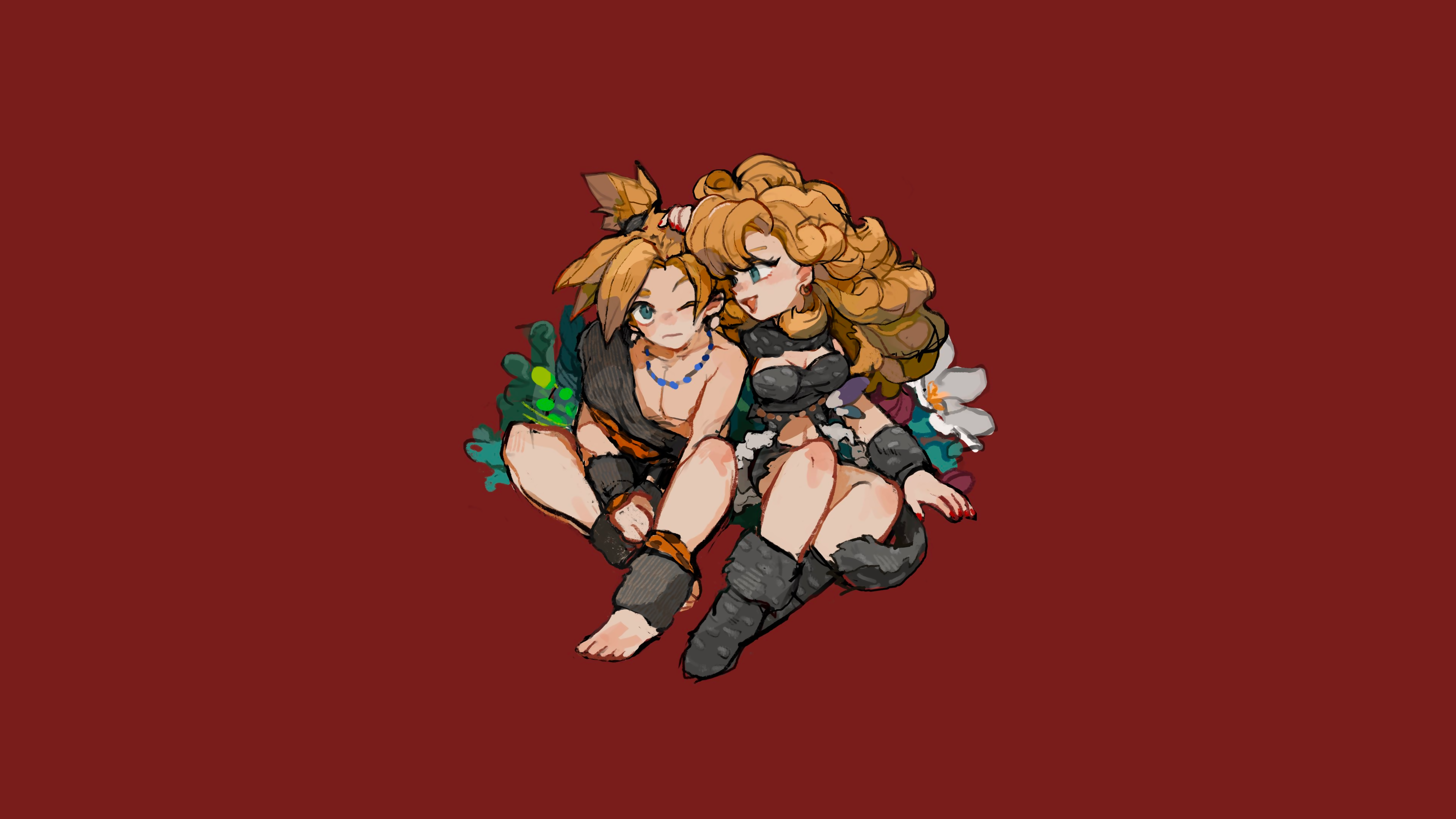 Kino and Ayla from Chrono Trigger HD Wallpaper