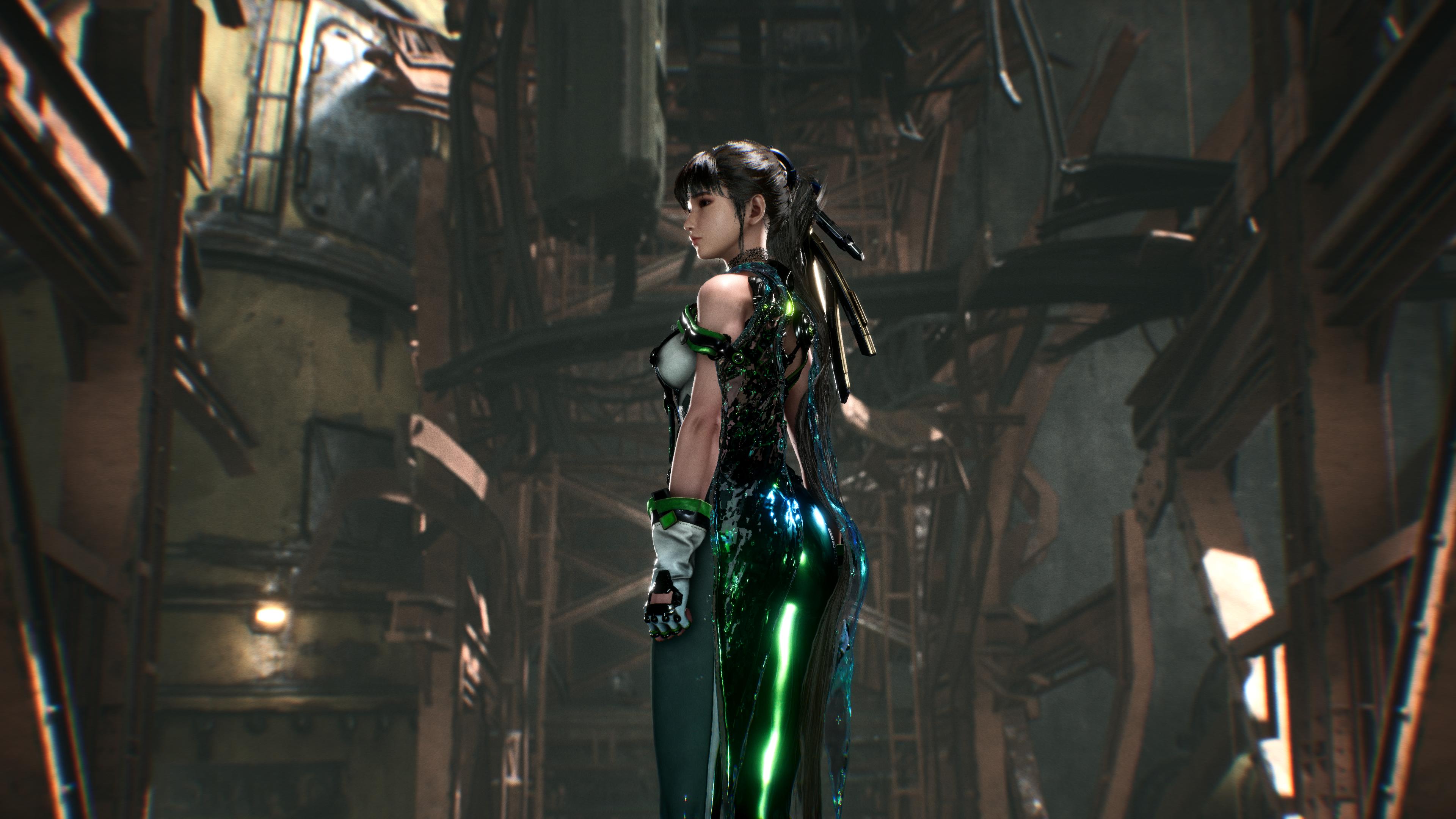 Eve from Stellar Blade in Planet Diving Suit HD Wallpaper