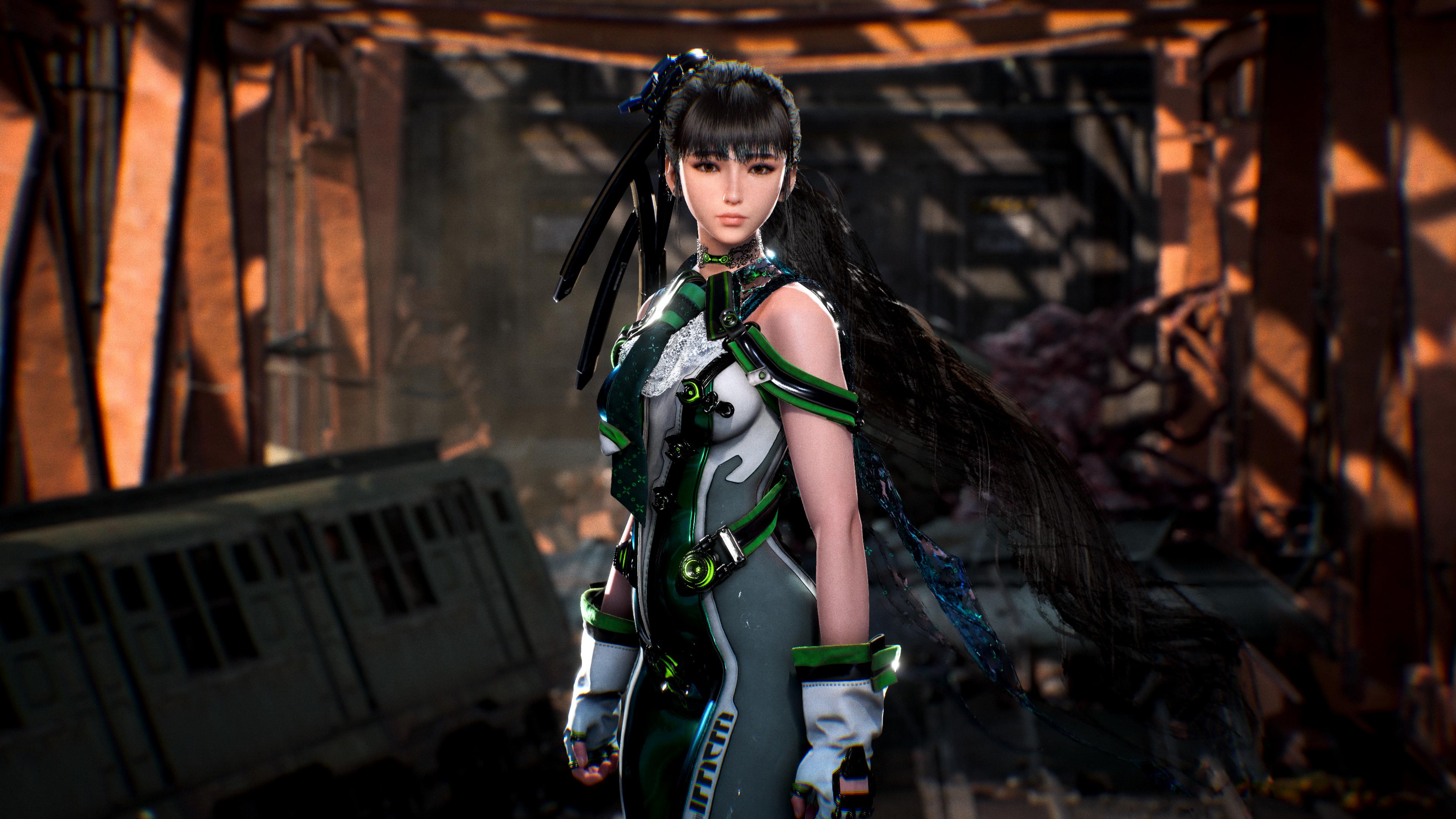 Eve from Stellar Blade in Planet Diving Suit HD Wallpaper
