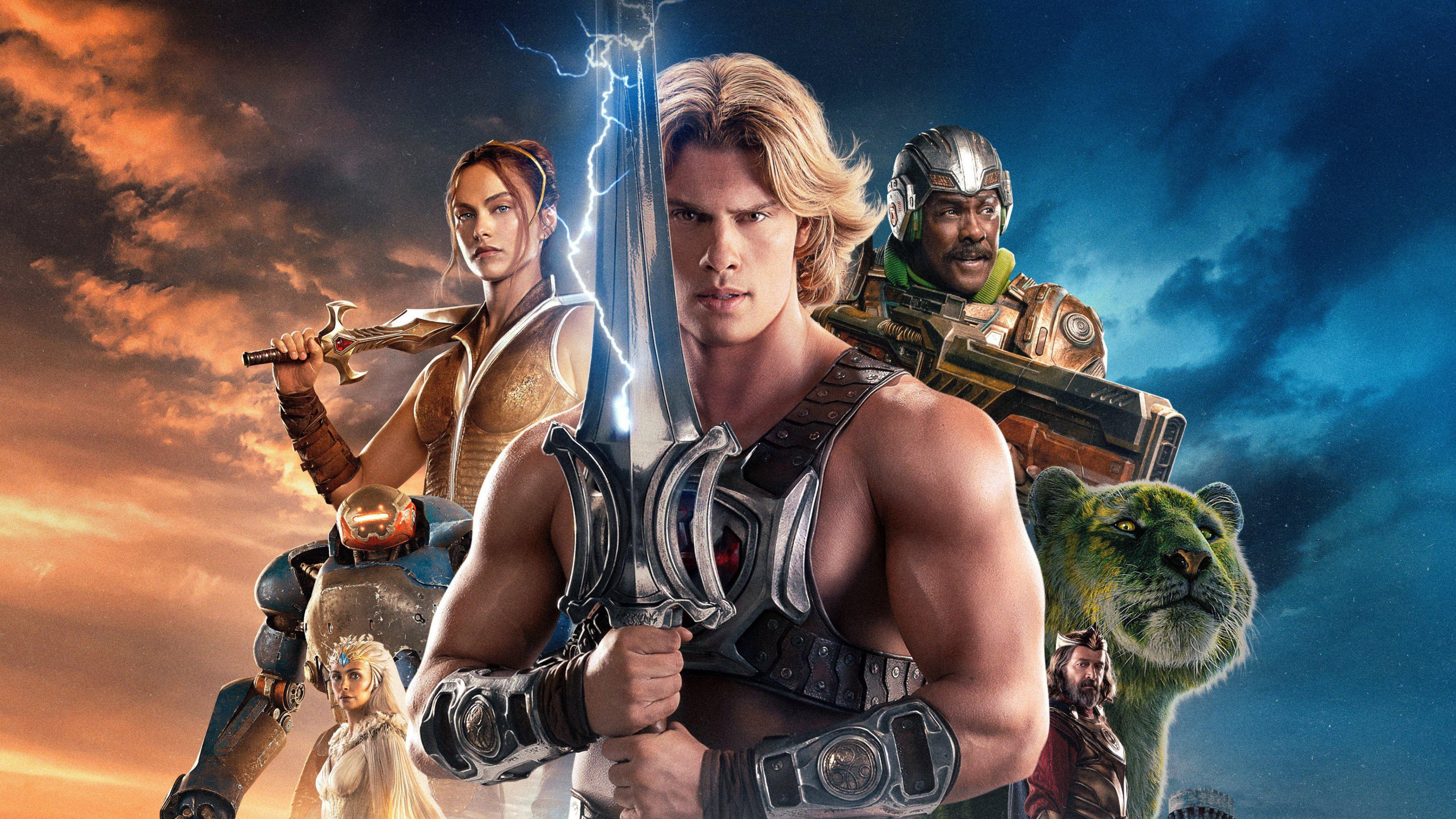 He-Man and allies in Masters of the Universe HD Wallpaper