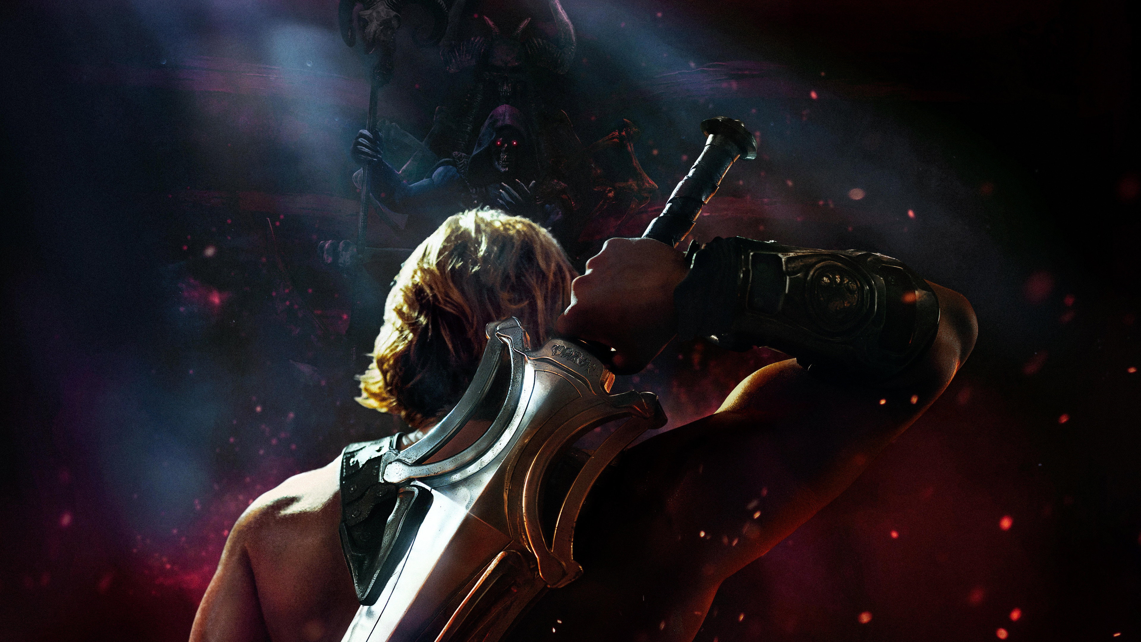 He-Man and Skeletor in Masters of the Universe HD Wallpaper