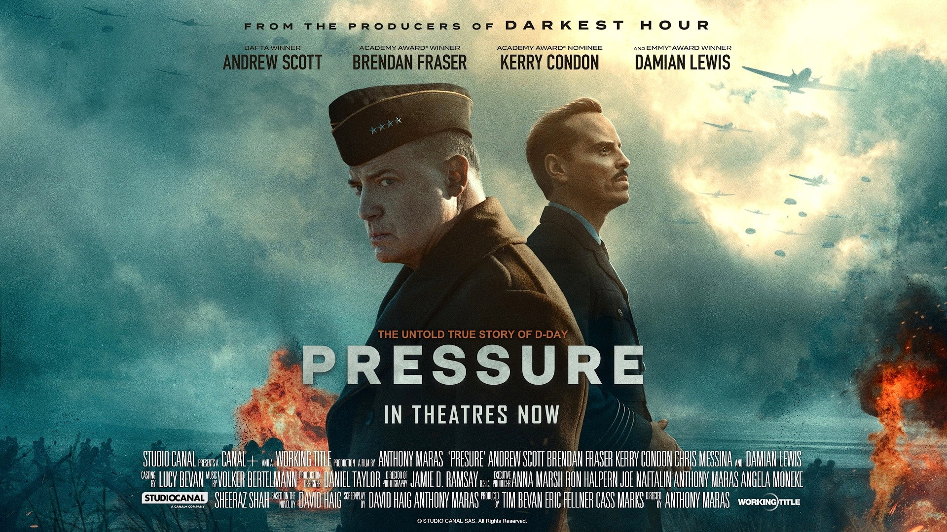 Brendan Fraser and Andrew Scott in Pressure movie poster HD Wallpaper