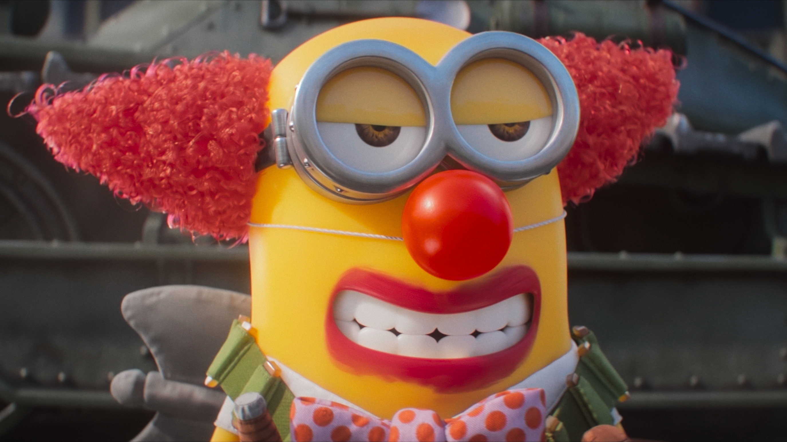 Clown Minion from the Despicable Me franchise HD Wallpaper