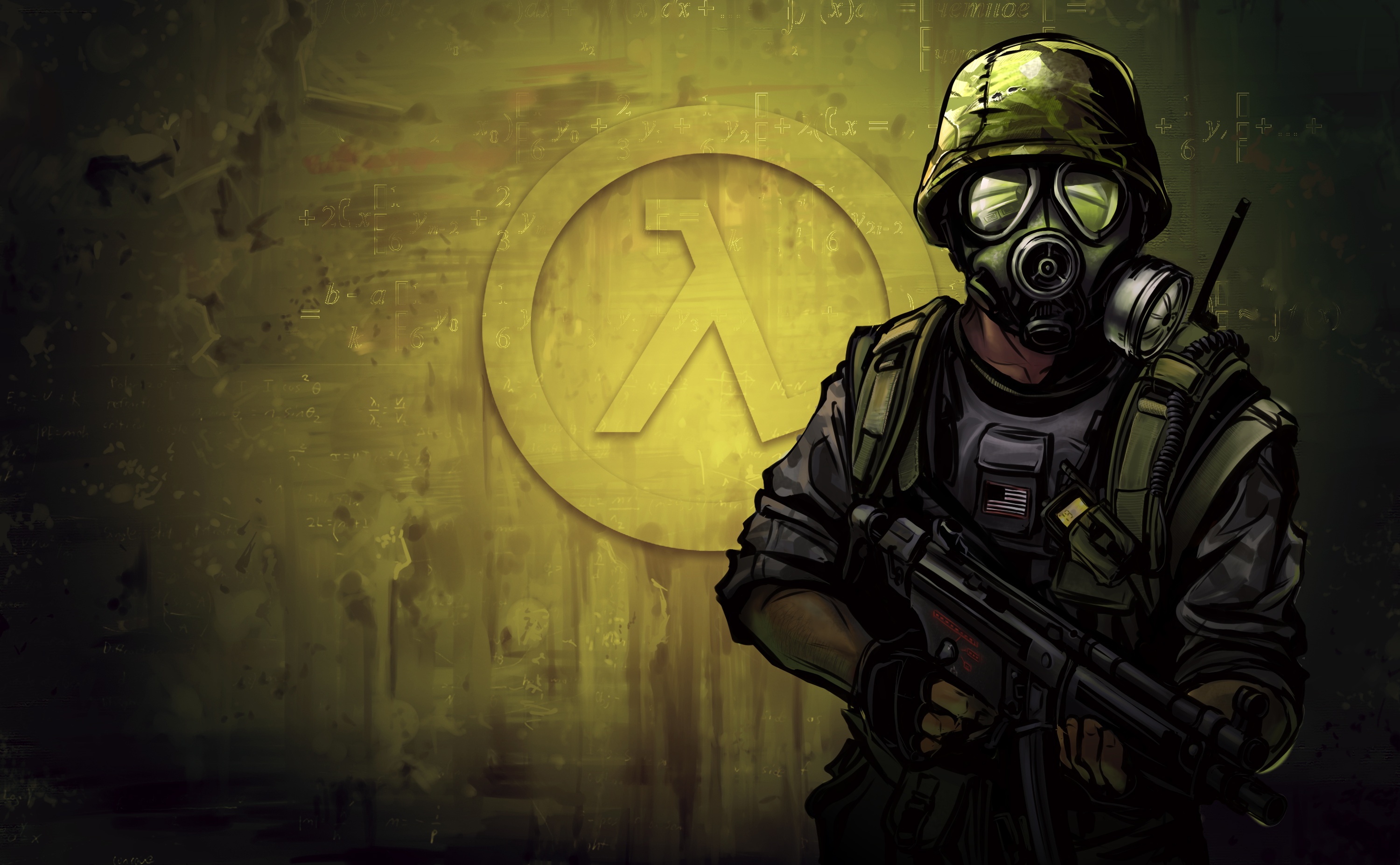 Adrian Shephard HECU Soldier from Half-Life Opposing Force HD Wallpaper