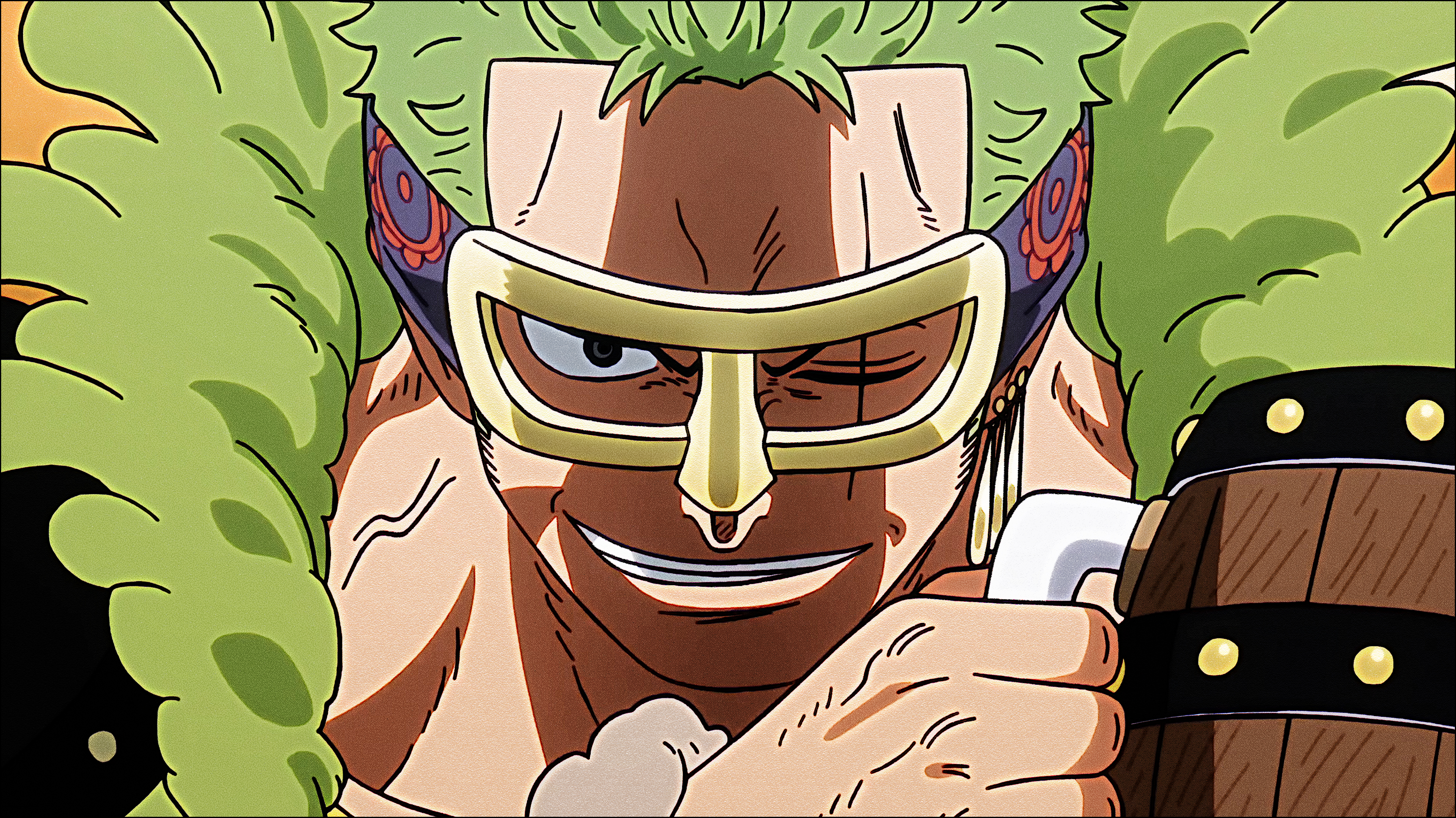 Roronoa Zoro in One Piece Film Red HD Wallpaper