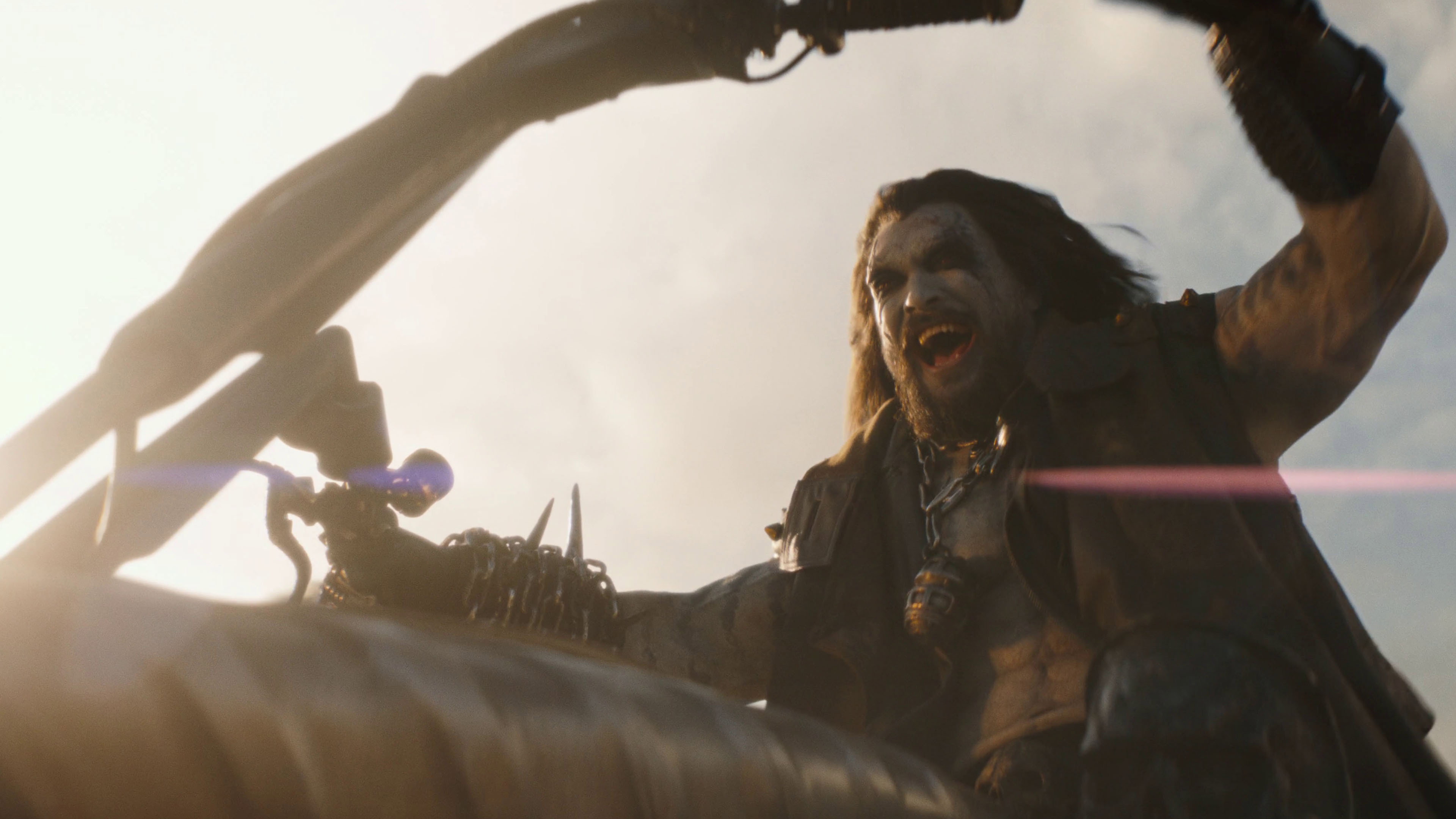 Lobo Riding a Motorcycle in DC Comics HD Wallpaper