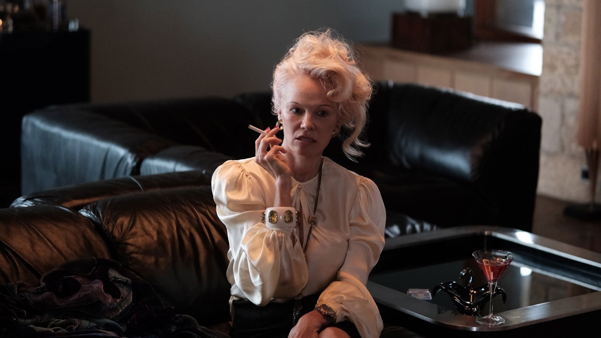 Pamela Anderson as Shelley in The Last Showgirl HD Wallpaper