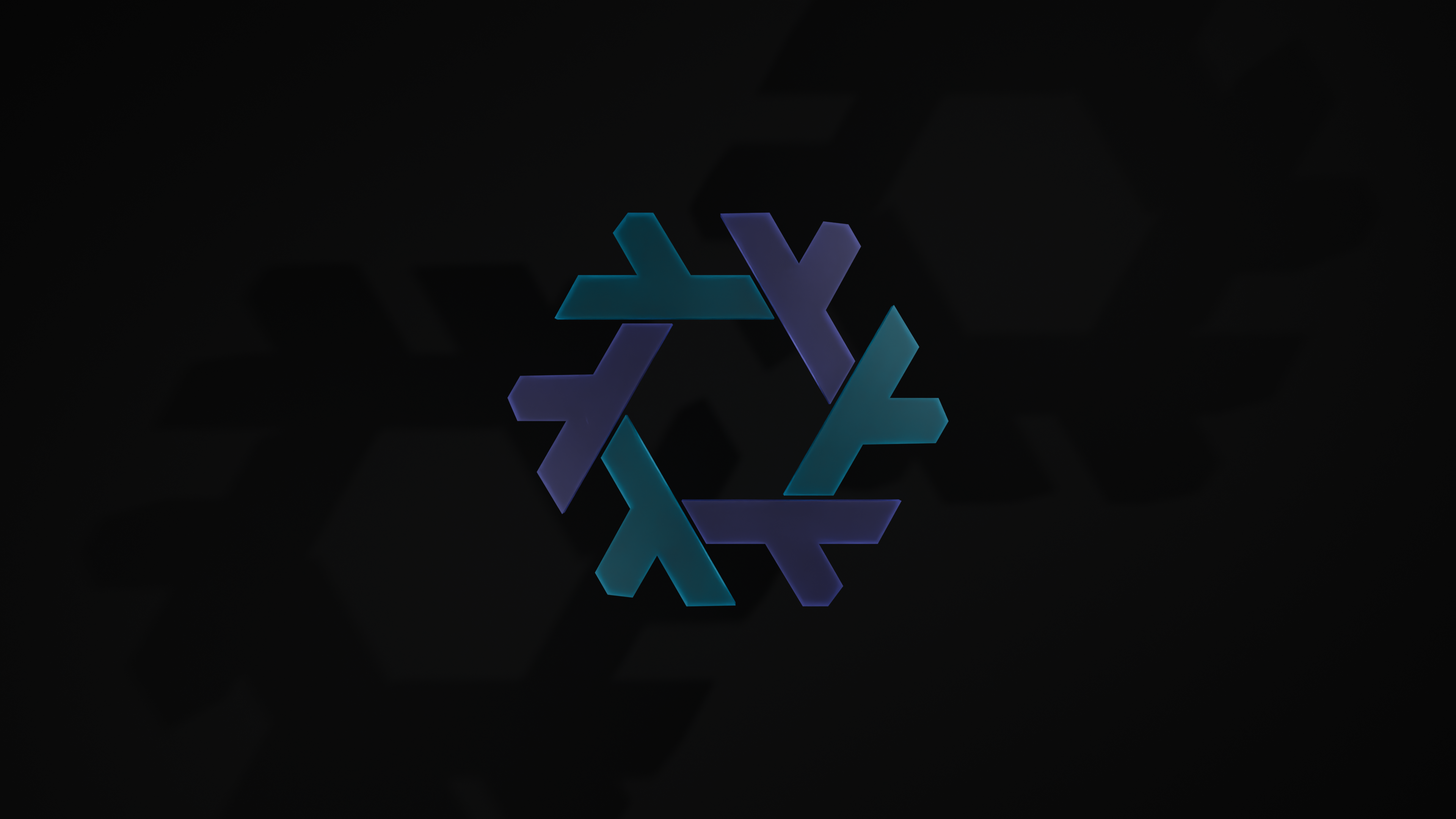 NixOS Linux Operating System Logo on Dark Background HD Wallpaper