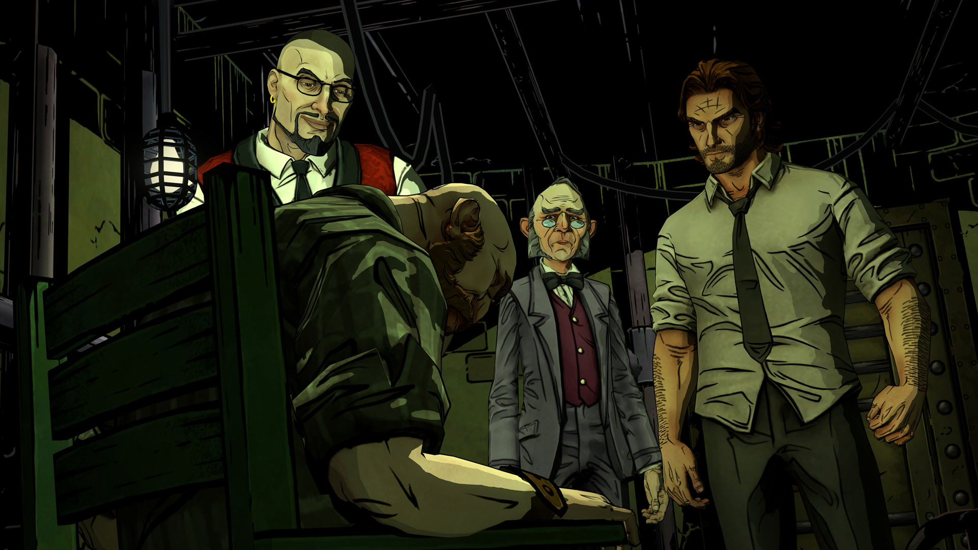 Bigby Wolf, Bluebeard, and Ichabod Crane in The Wolf Among Us HD Wallpaper