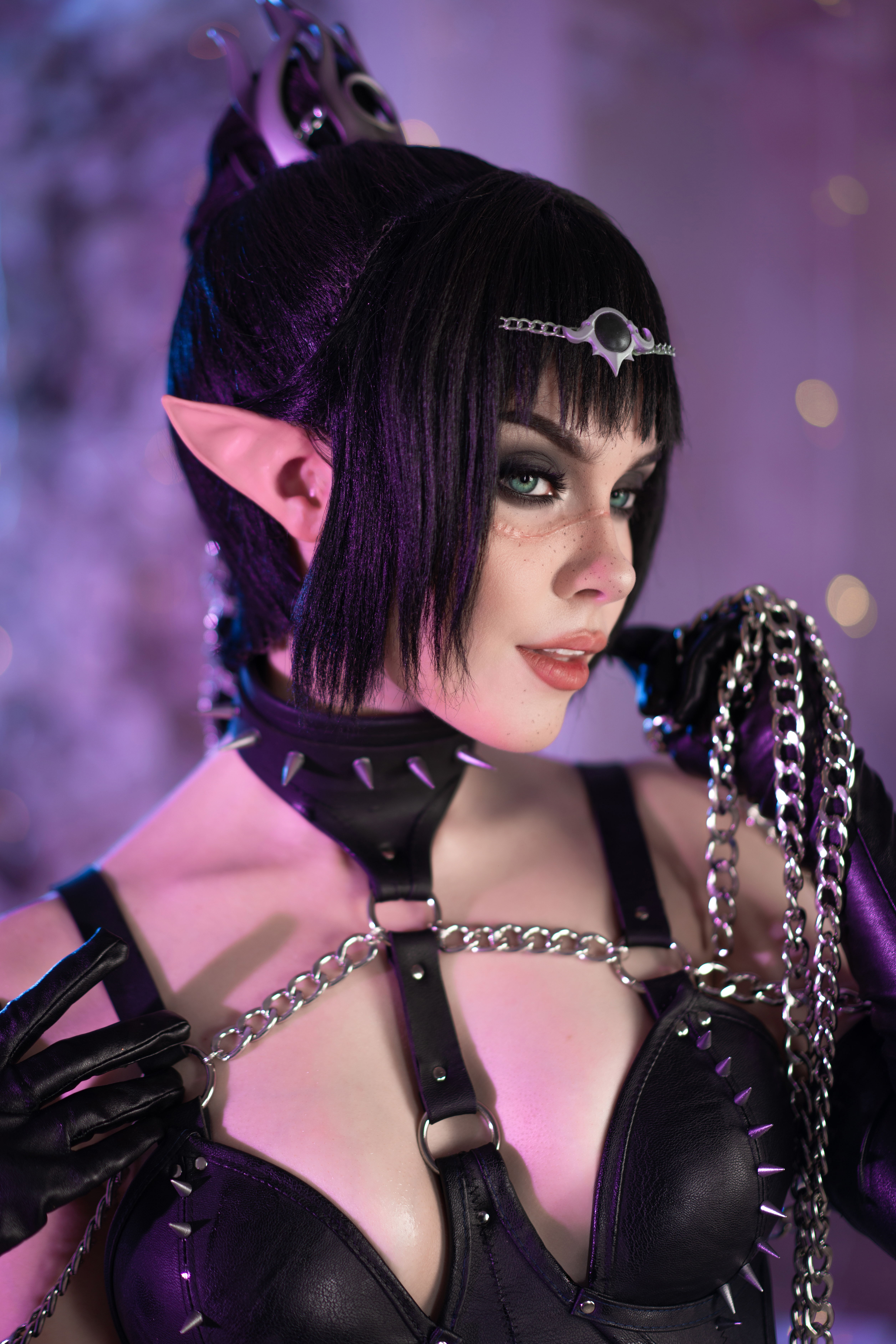 Shadowheart Cosplay from Baldur's Gate 3 HD Wallpaper