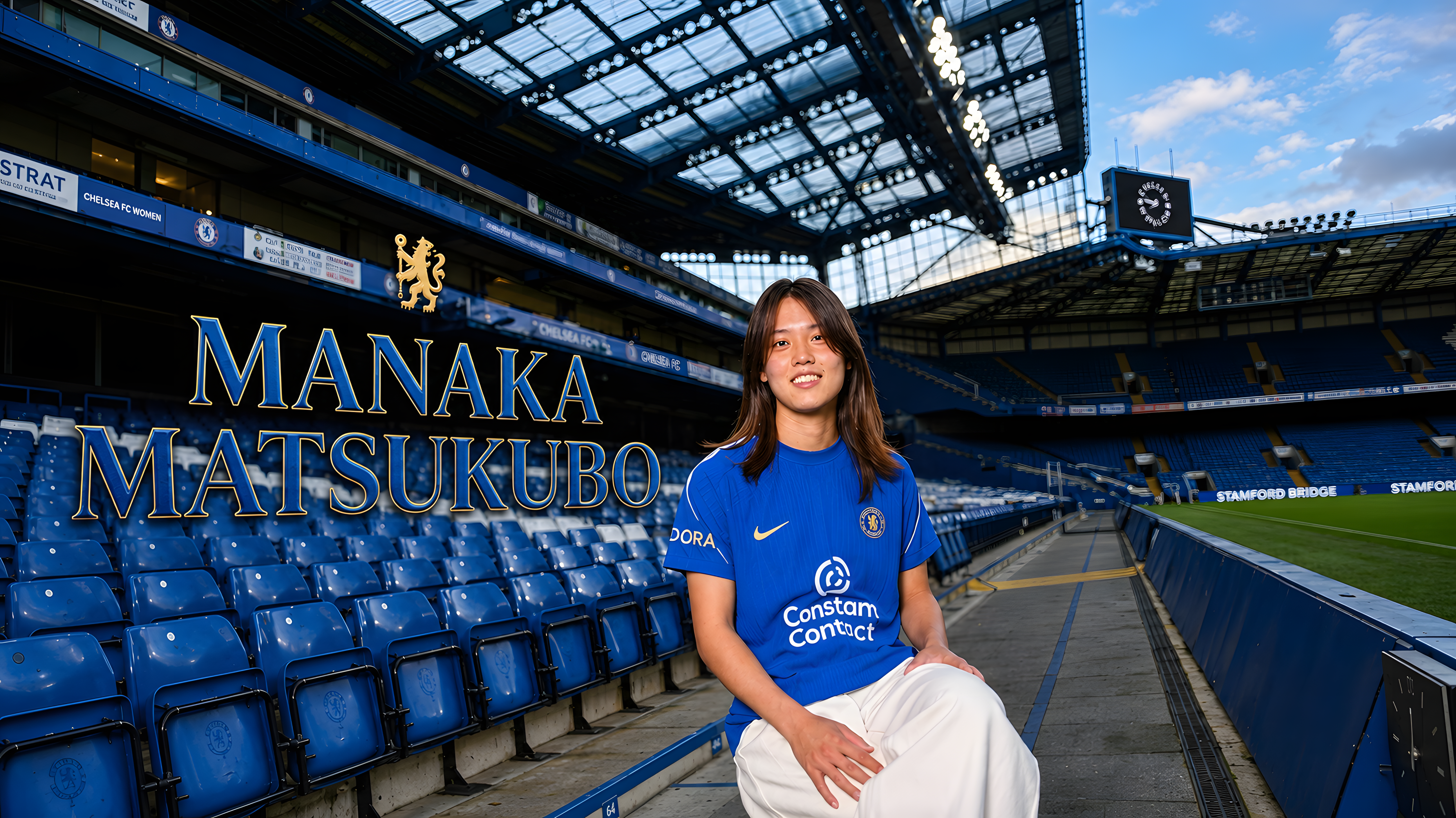 Manaka Matsukubo Chelsea FC Announcement HD Wallpaper
