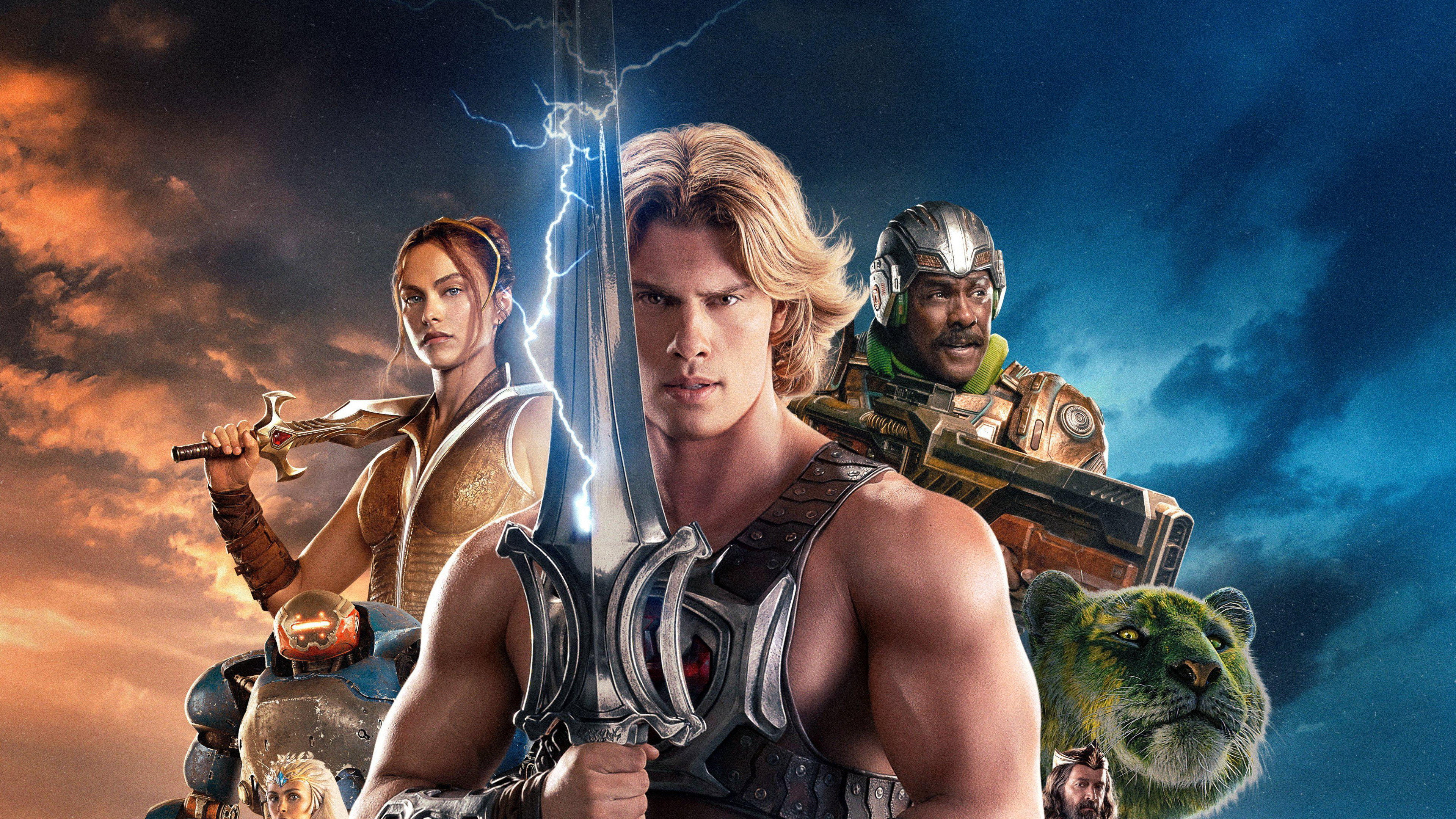 He-Man and allies in Masters of the Universe HD Wallpaper