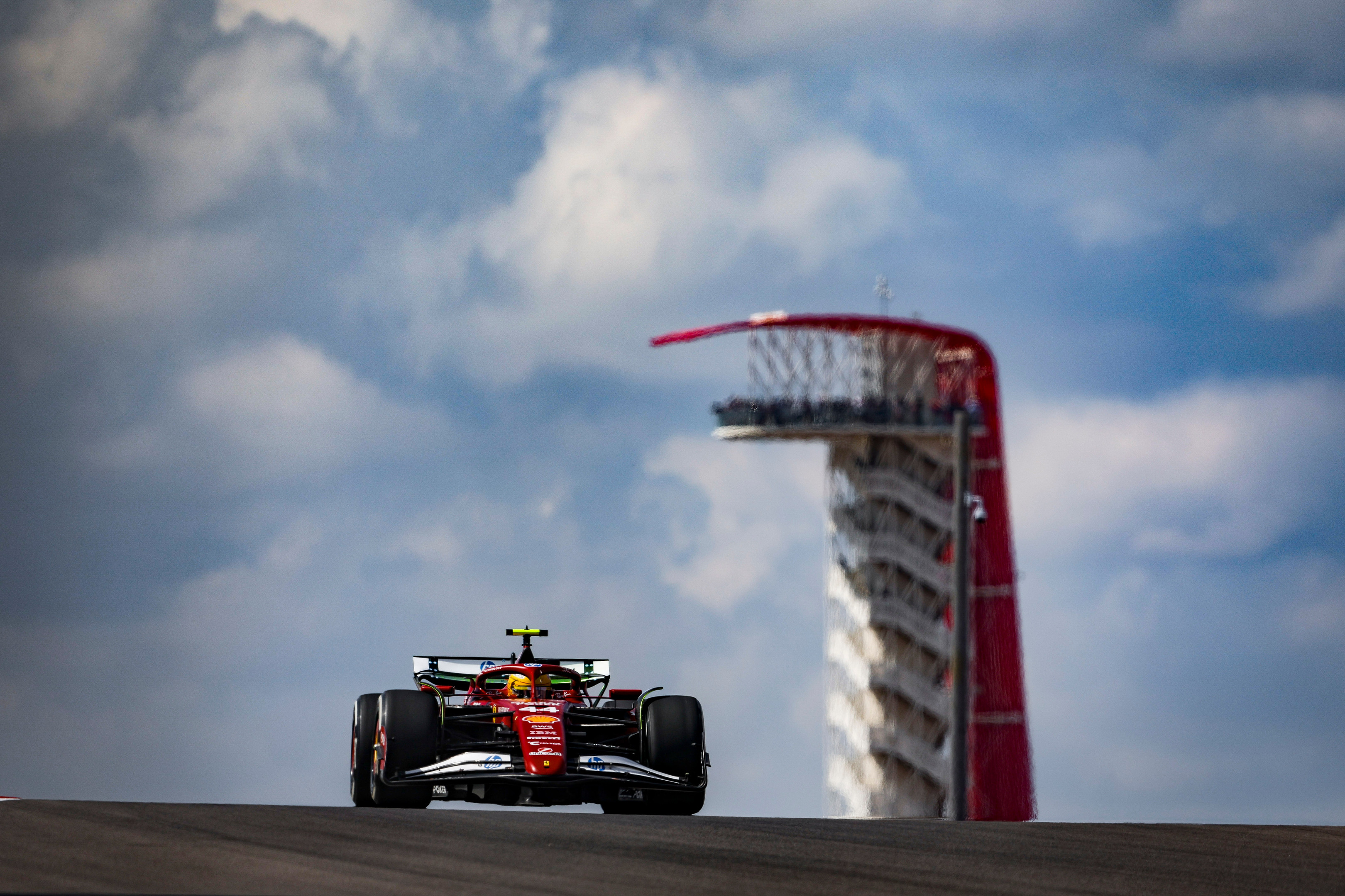 Ferrari Formula 1 Car at Circuit of the Americas HD Wallpaper