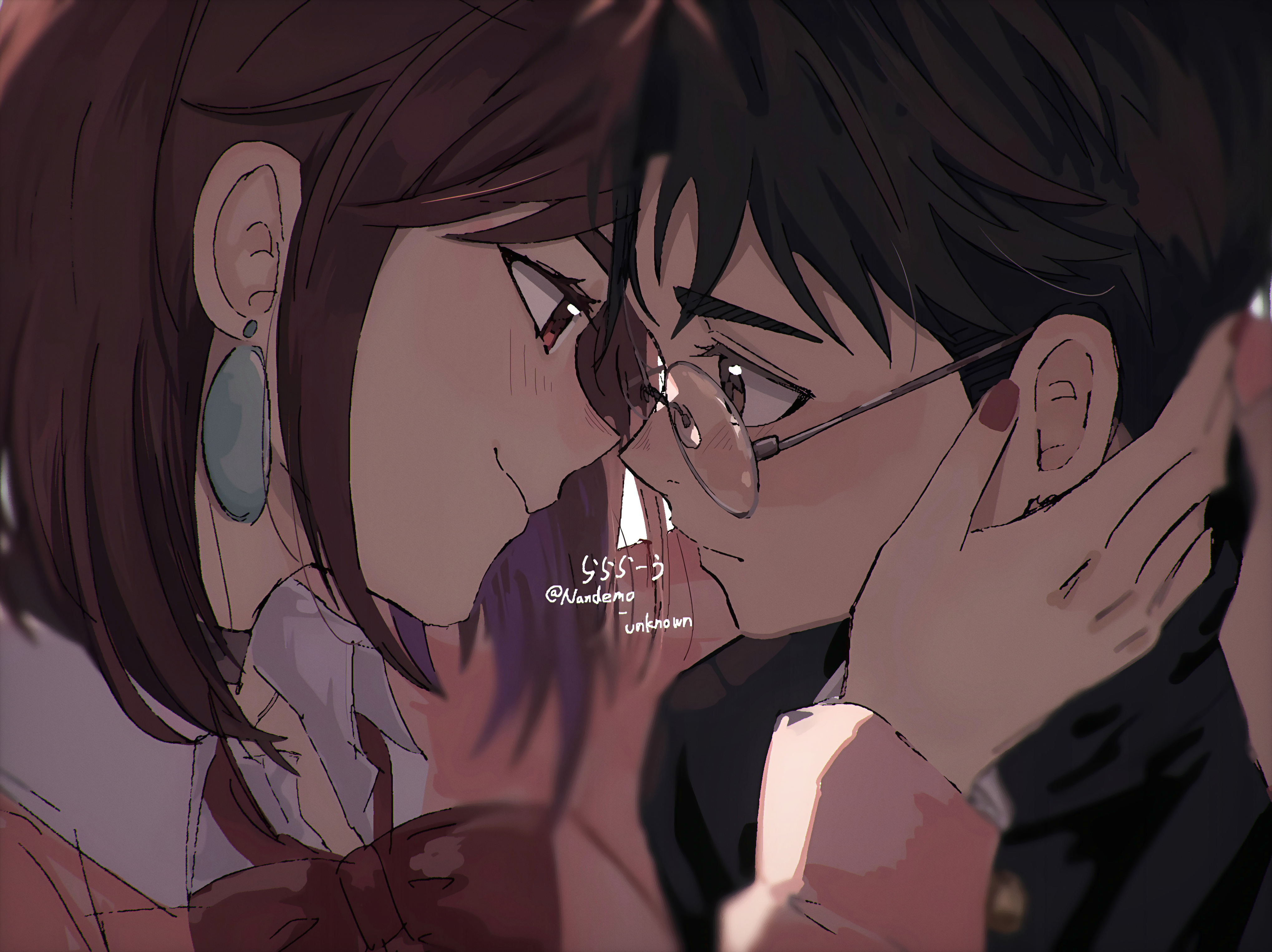 Momo Ayase and Ken Takakura from Dandadan HD Wallpaper