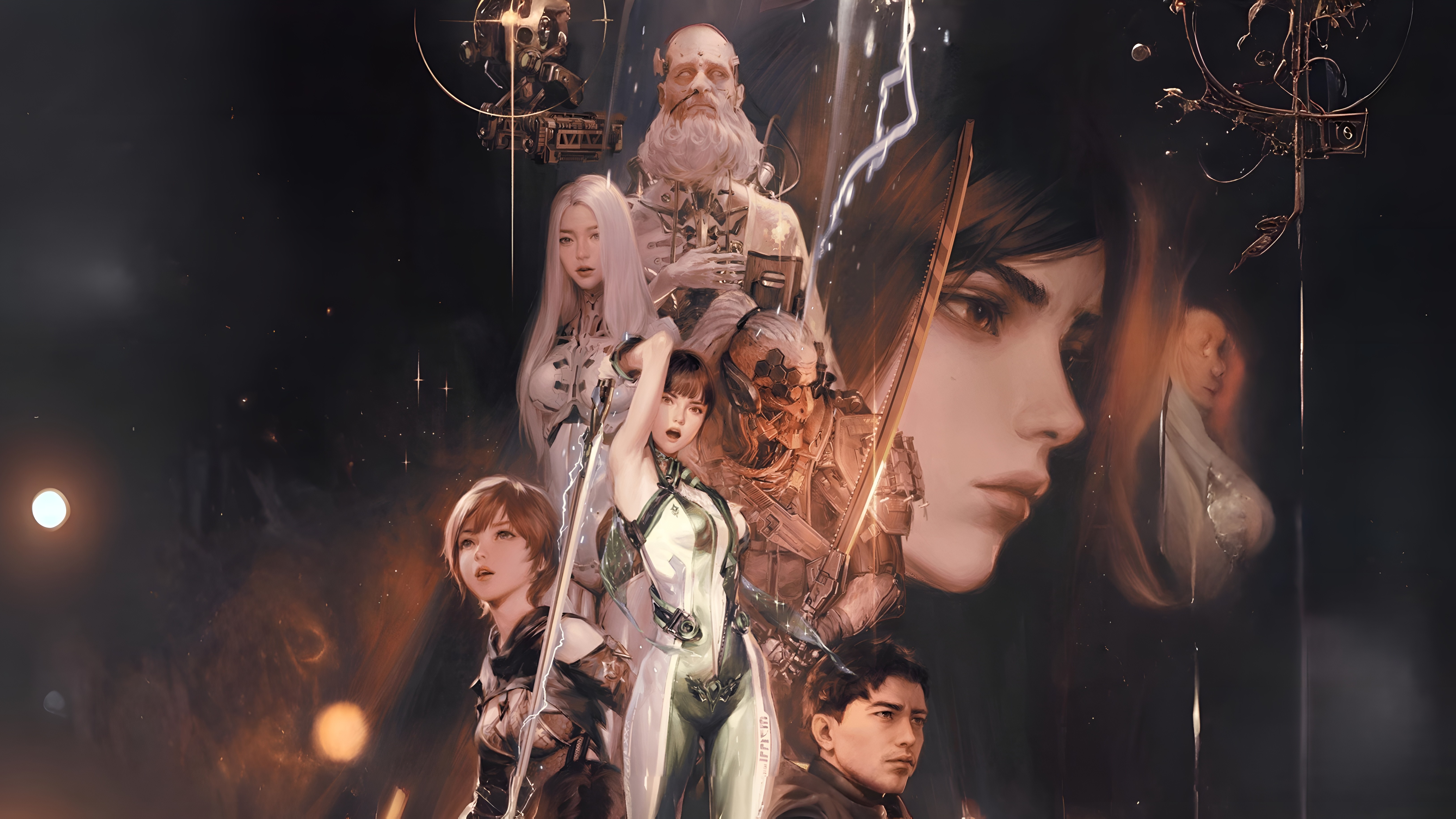 Eve and characters from Stellar Blade HD Wallpaper