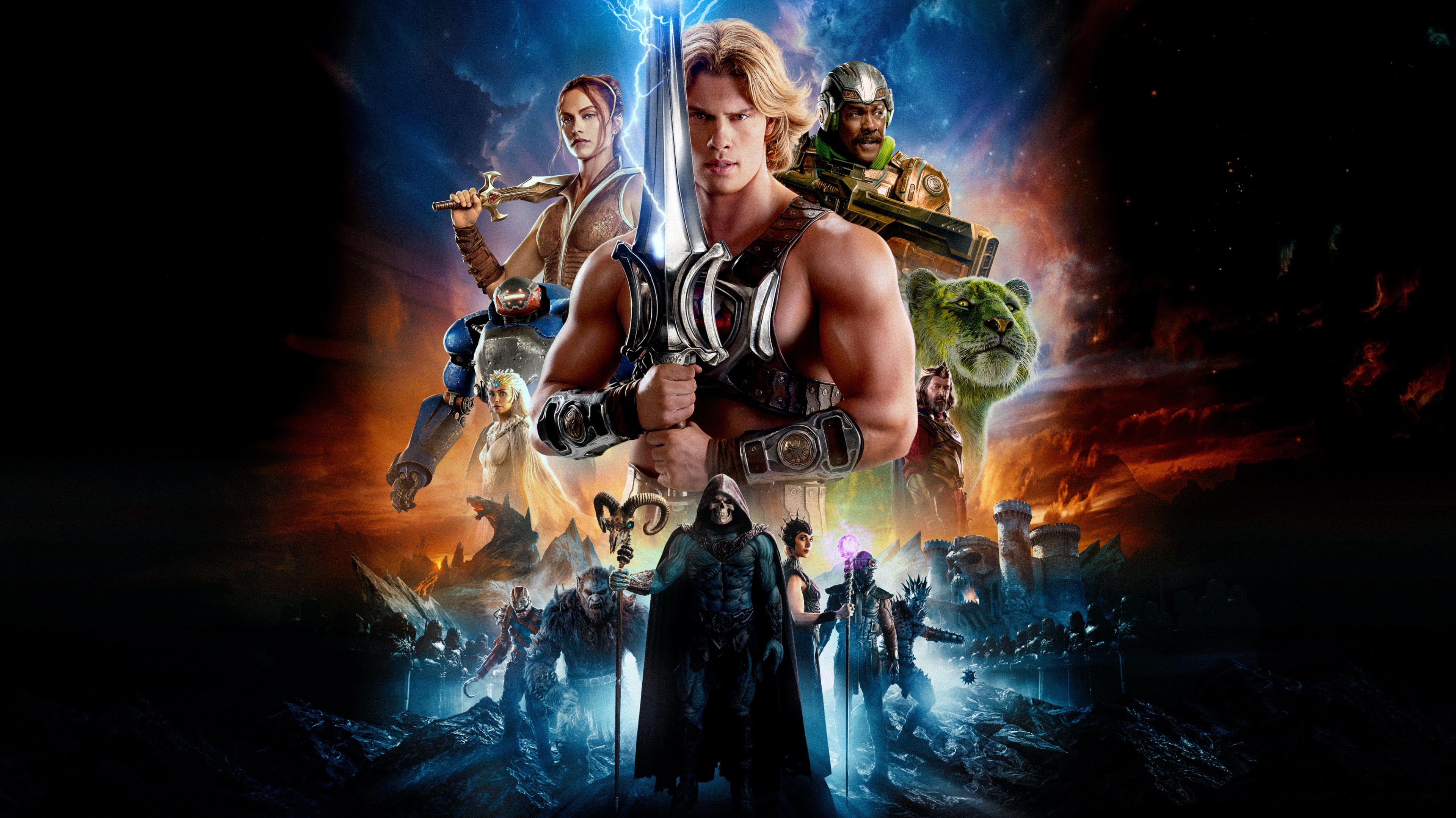 He-Man and Skeletor in Masters of the Universe HD Wallpaper
