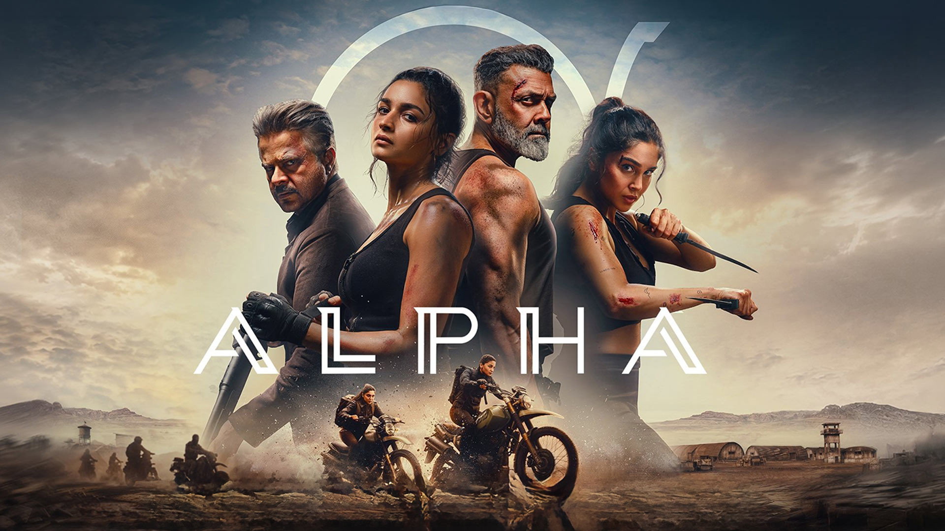 Alia Bhatt, Sharvari Wagh, Bobby Deol, Anil Kapoor in Alpha HD Wallpaper