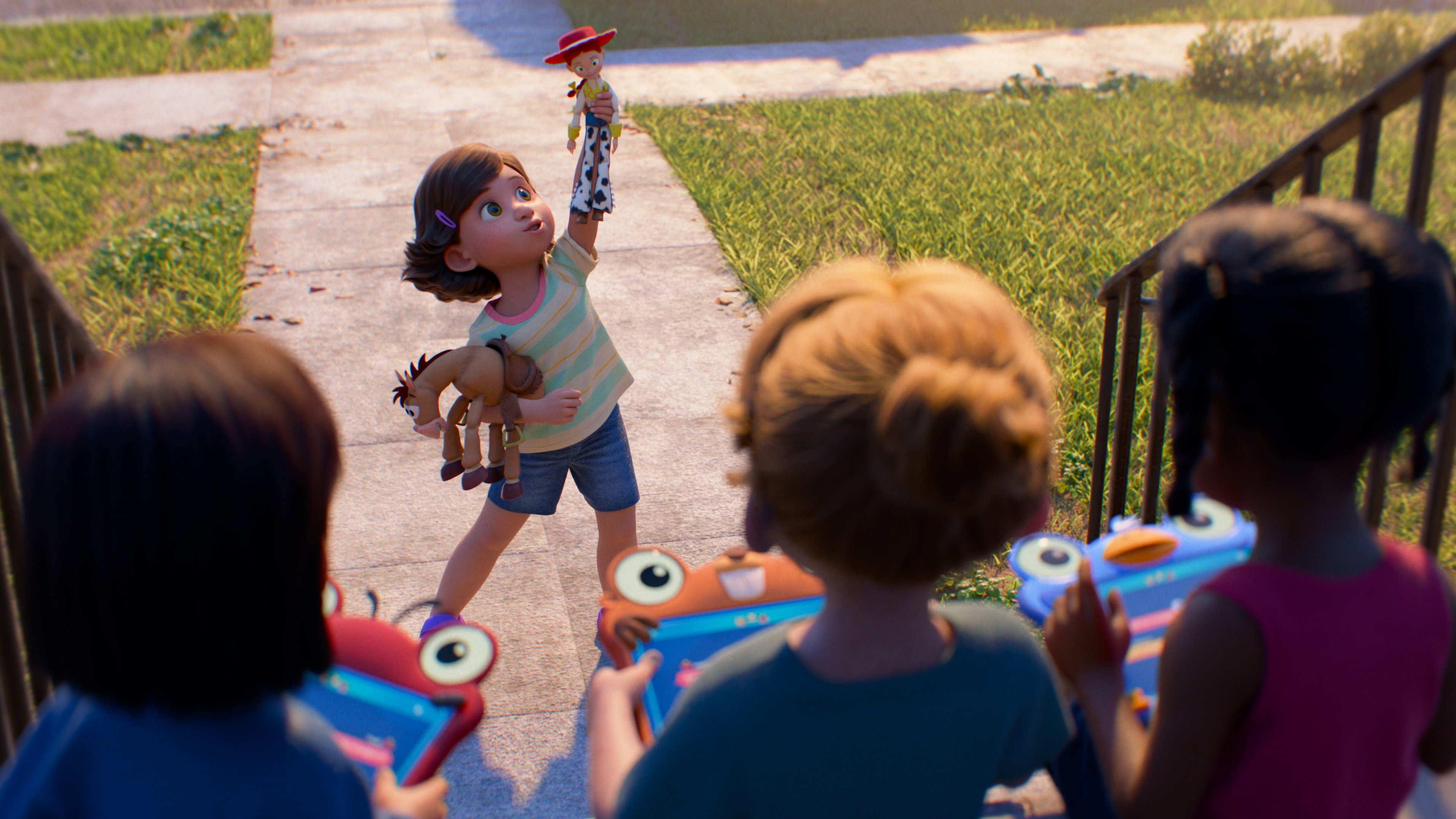 Bonnie with Jessie and Bullseye in Toy Story 5 HD Wallpaper