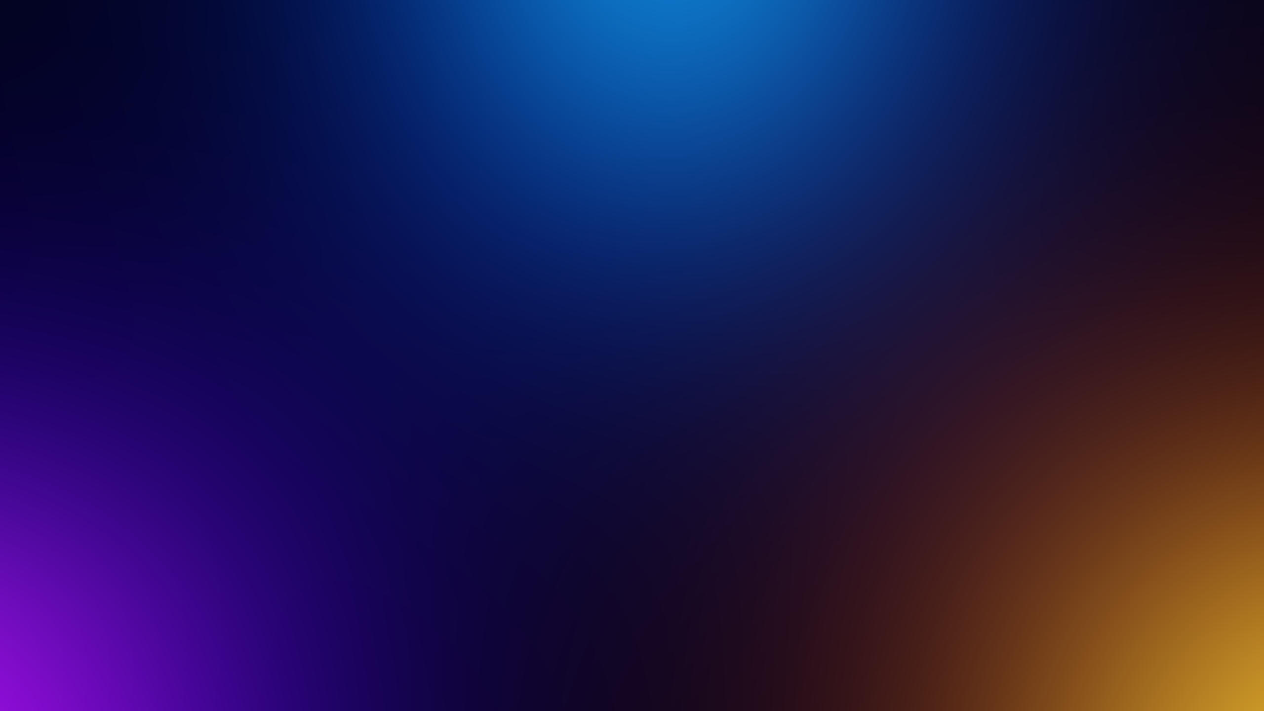 Smooth gradient with blue purple and orange light HD Wallpaper