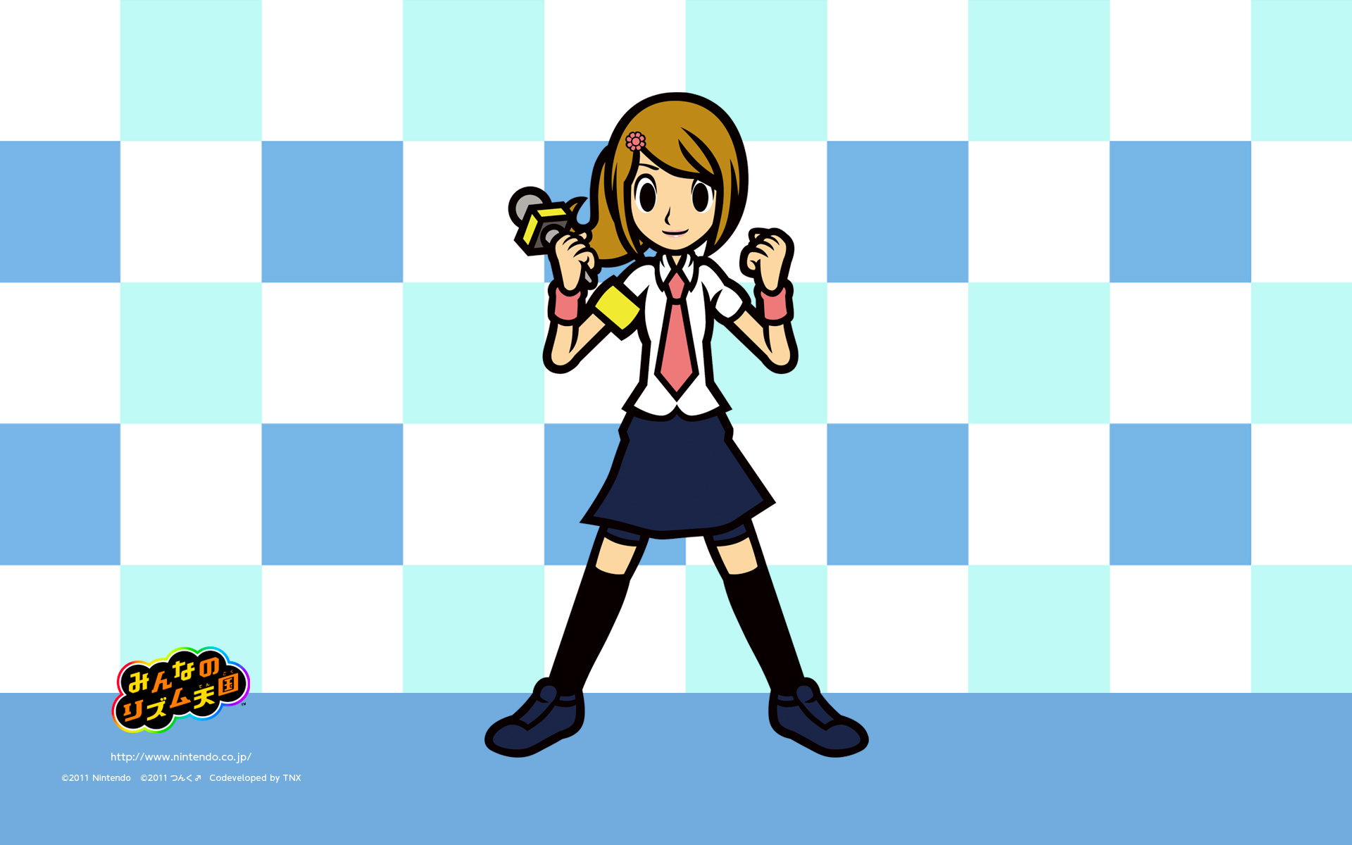 The Reporter from Rhythm Heaven Fever HD Wallpaper