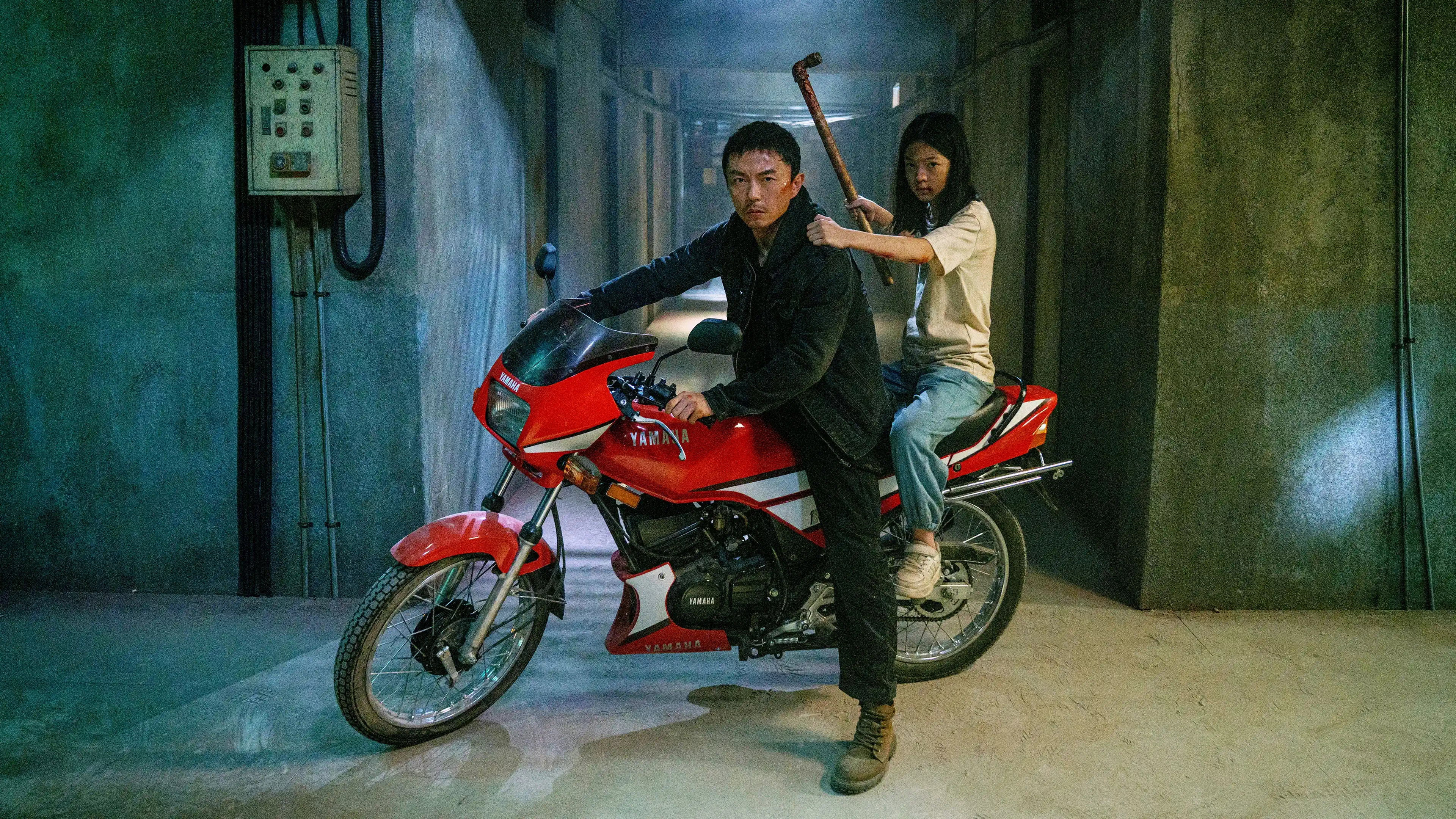 Xie Miao and girl on a motorcycle in The Furious HD Wallpaper