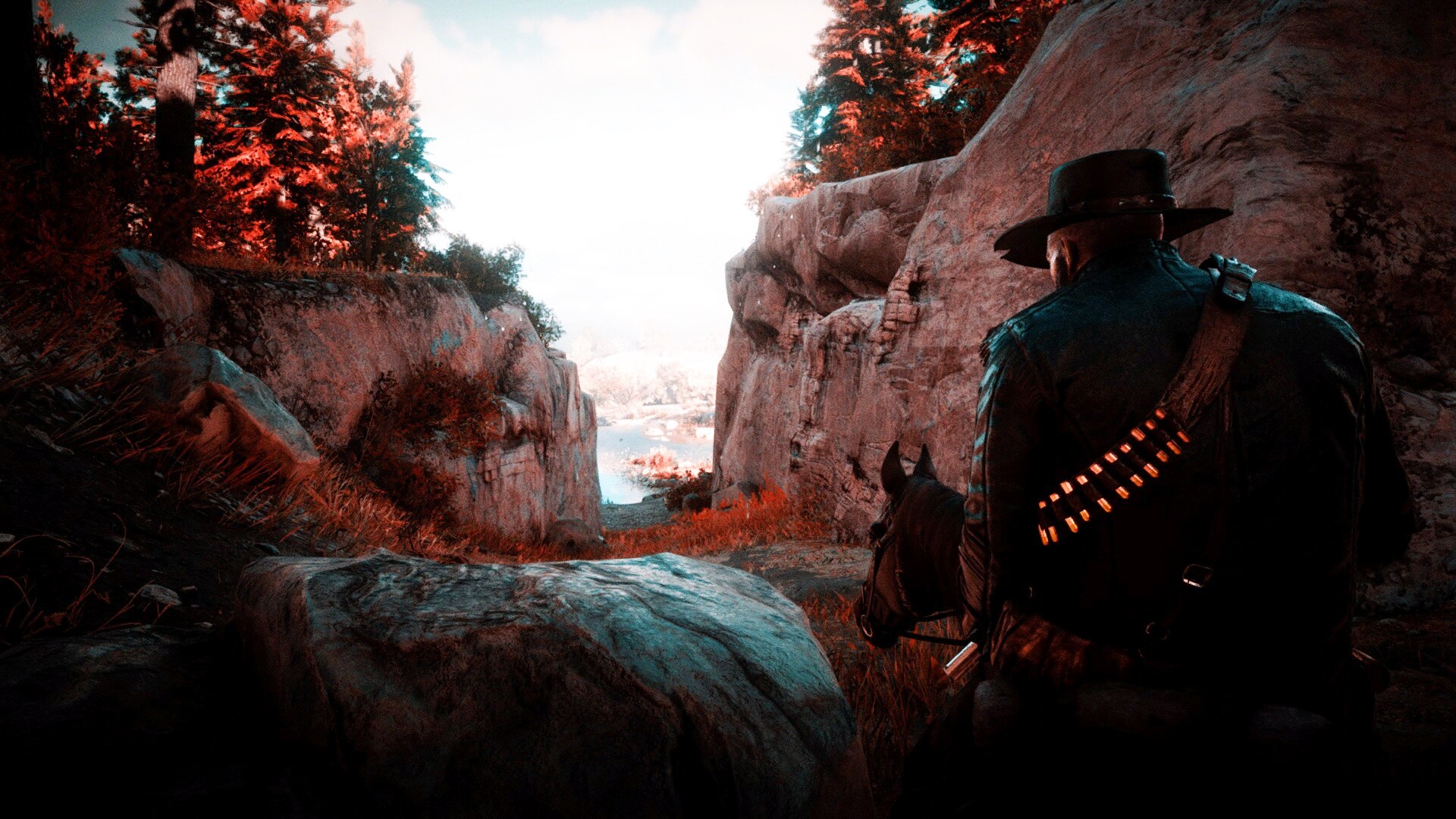 Arthur Morgan riding horse in Red Dead Redemption 2 HD Wallpaper