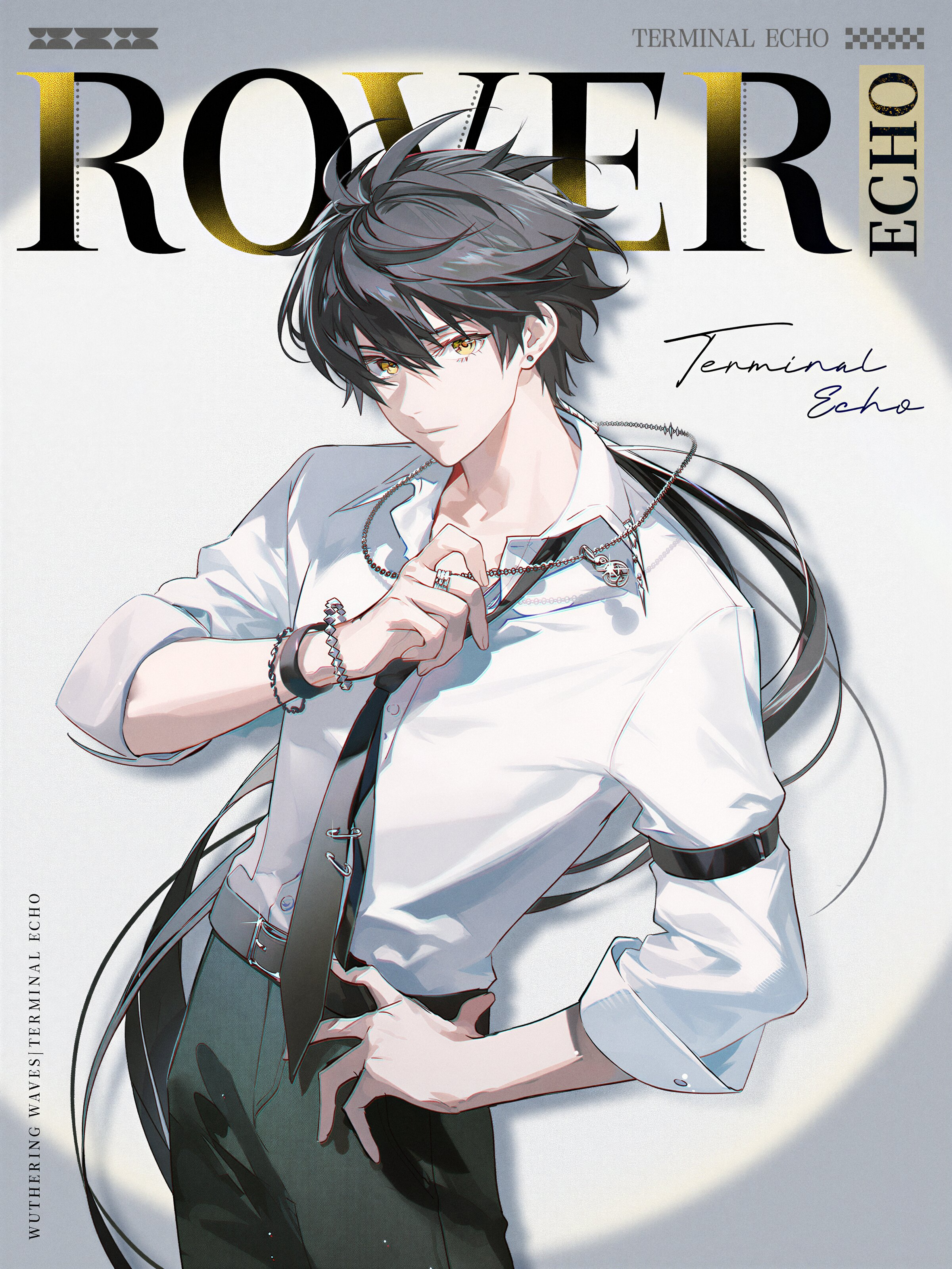 Male Rover from Wuthering Waves on Magazine Cover HD Wallpaper
