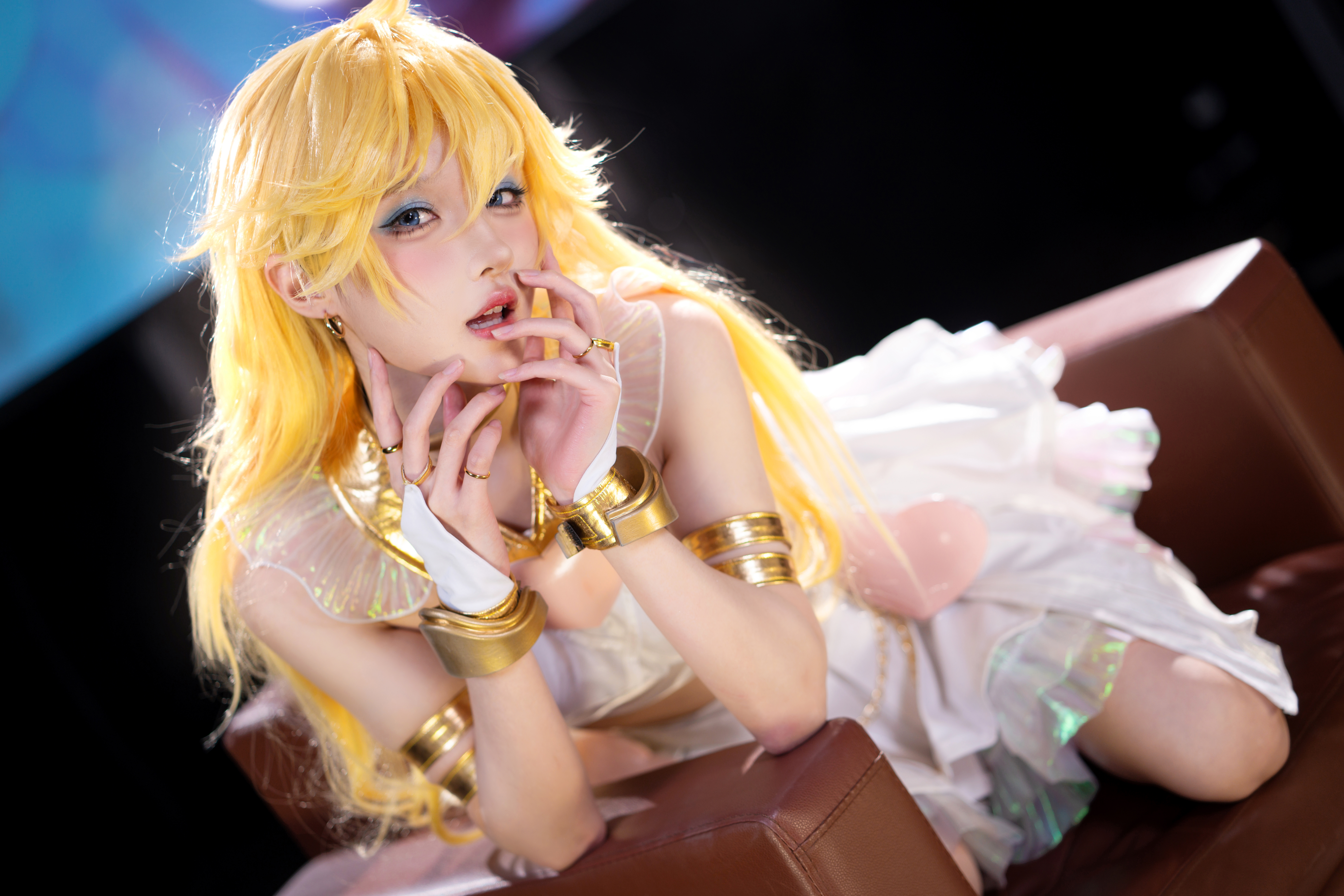 Panty Anarchy Cosplay from Panty and Stocking HD Wallpaper