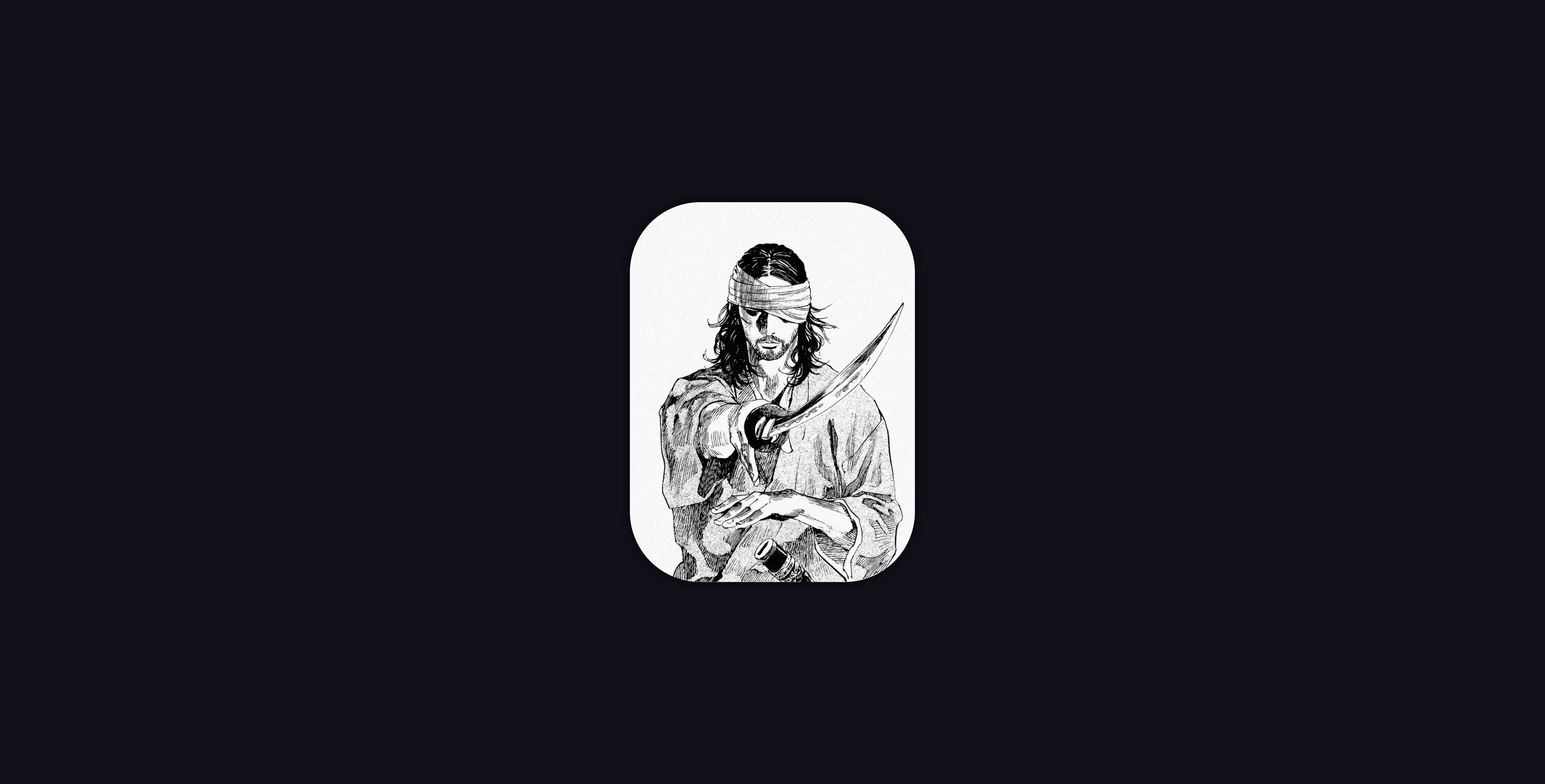 Miyamoto Musashi from Vagabond Manga Illustration HD Wallpaper