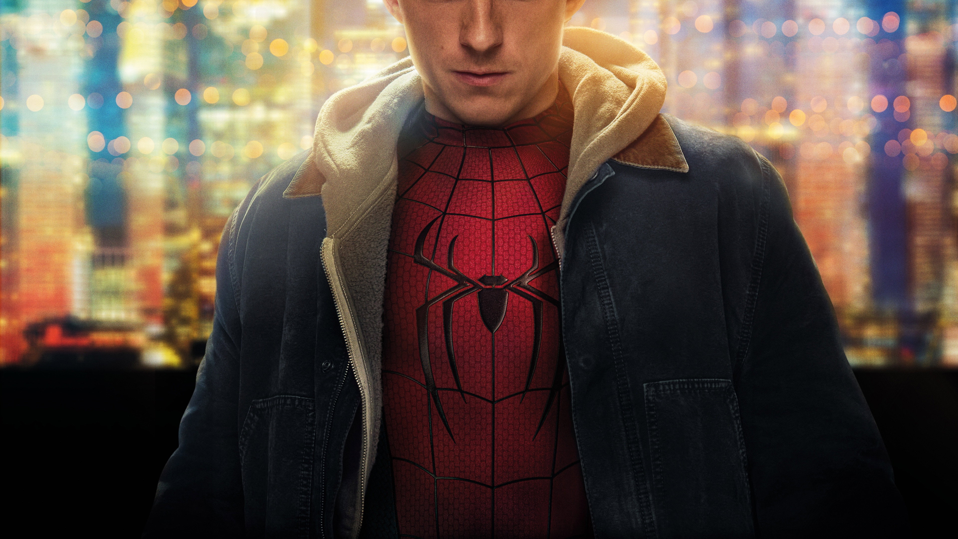 Tom Holland as Spider-Man in Brand New Day HD Wallpaper