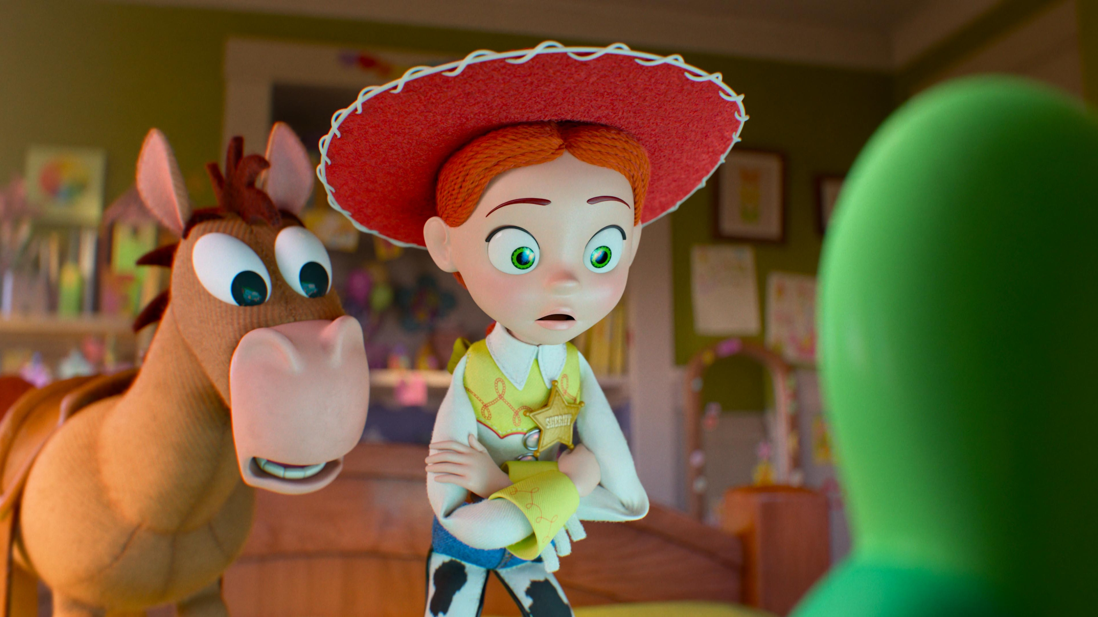 Jessie and Bullseye in Toy Story 5 HD Wallpaper