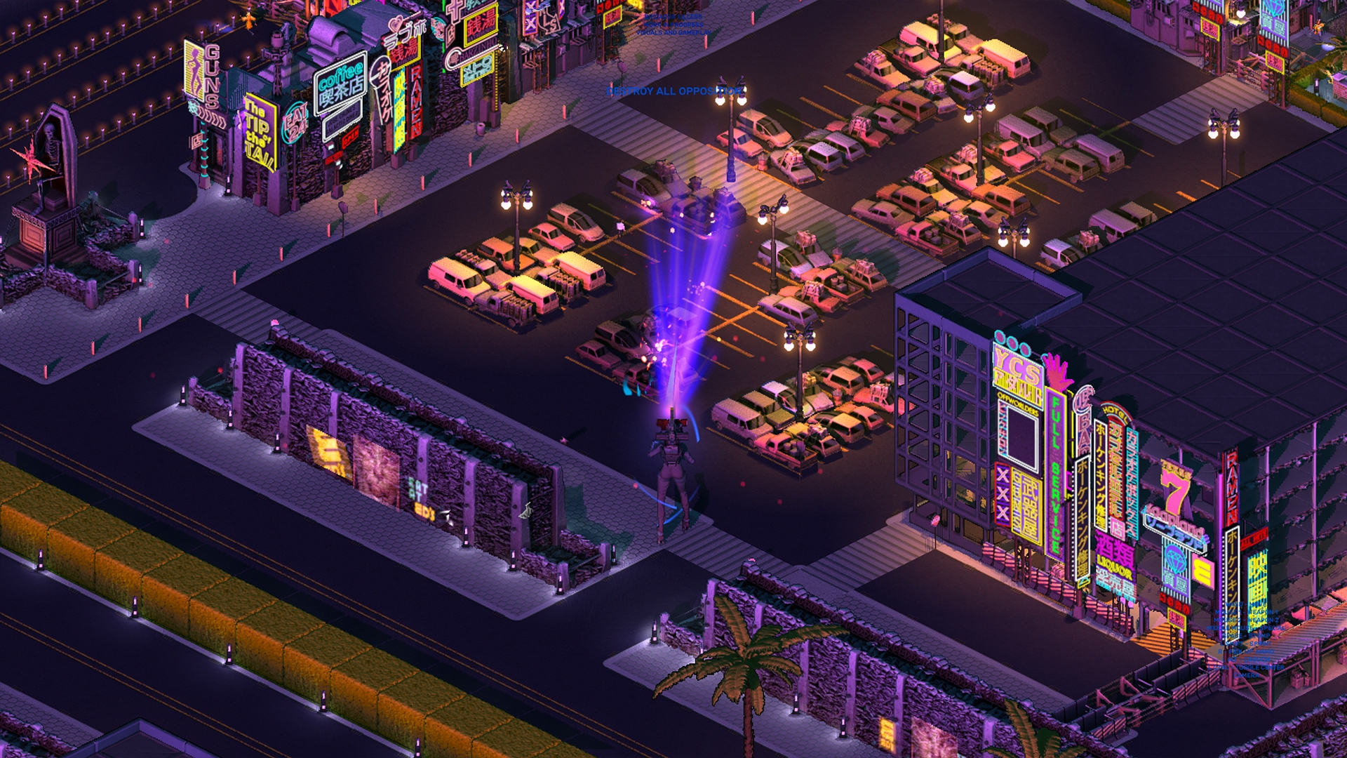 Isometric gameplay screenshot of Brigador Killers HD Wallpaper