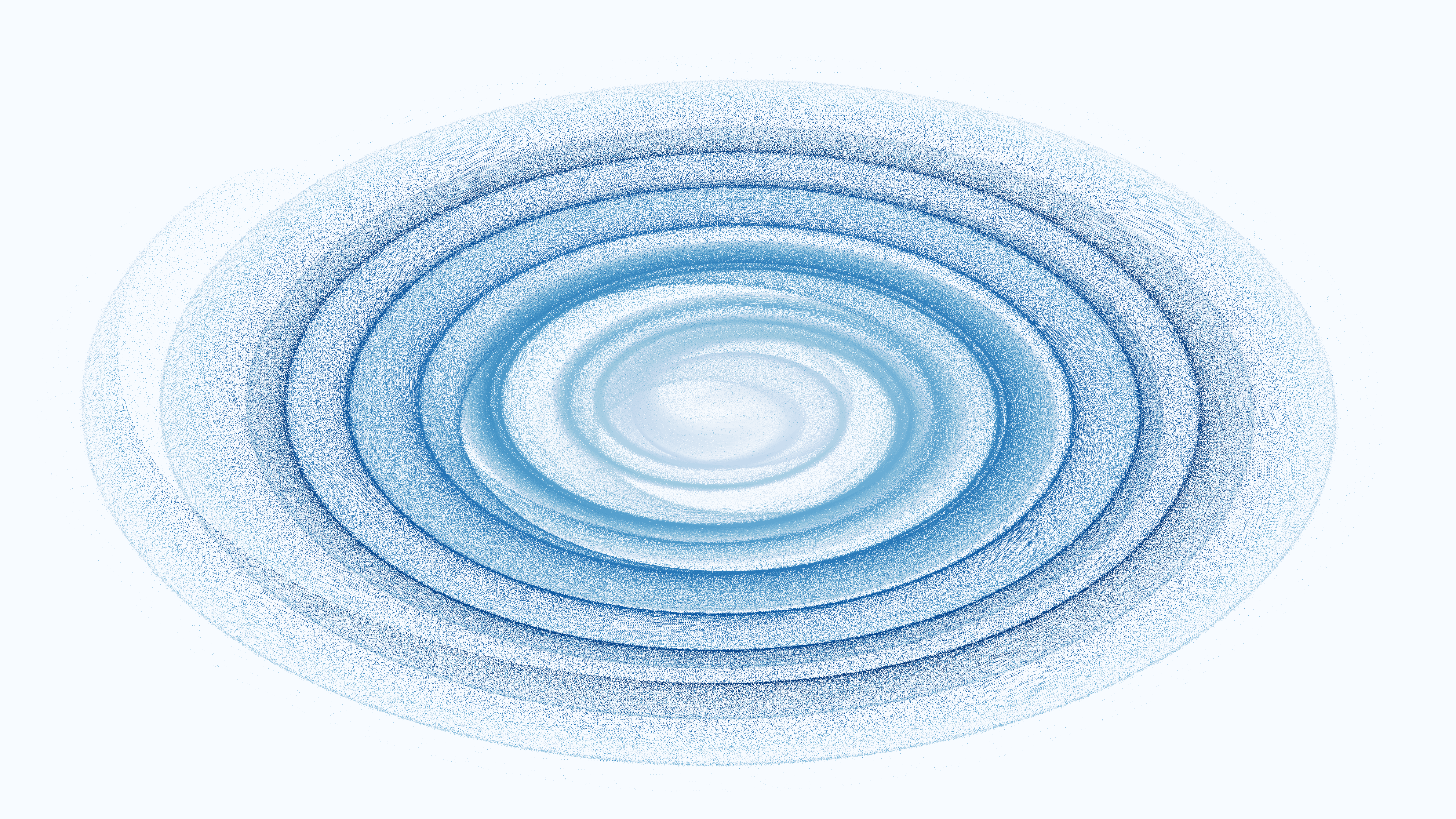 Abstract Blue Spiral Vortex on White HD Wallpaper