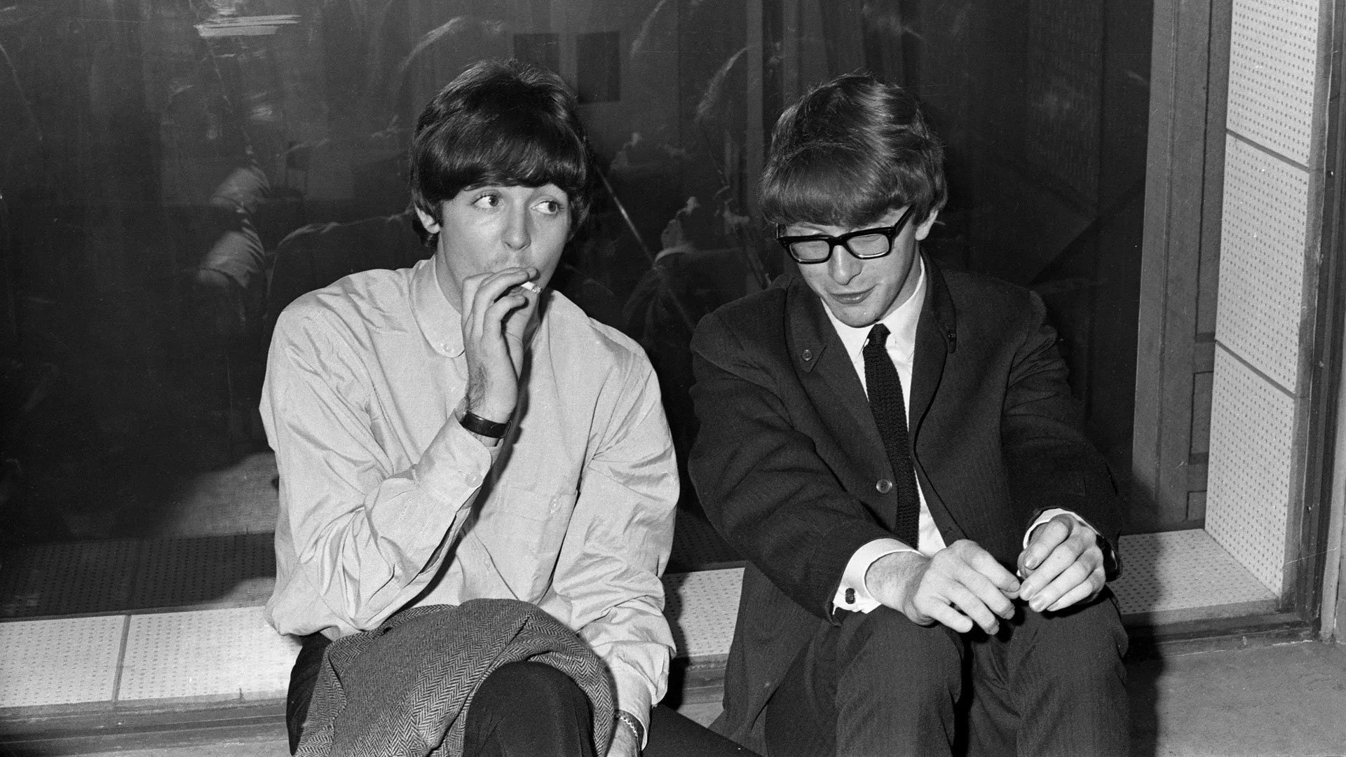 Paul McCartney and Peter Asher HD Wallpaper