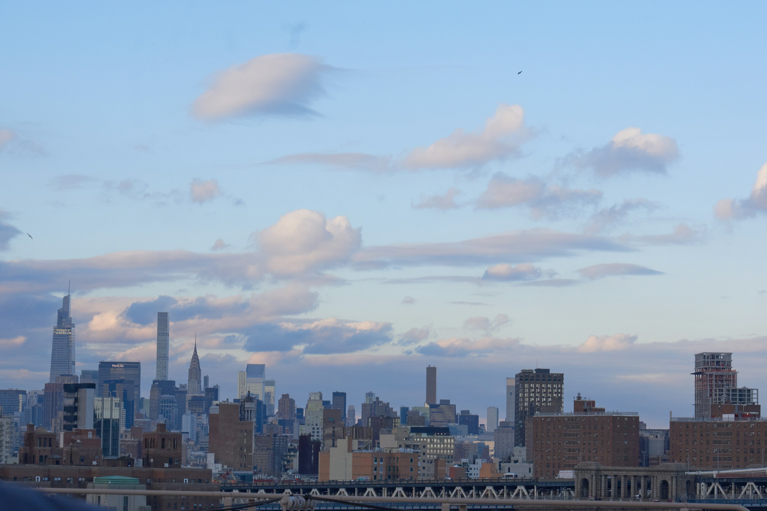 New York City Skyline Under Cloudy Sky HD Wallpaper