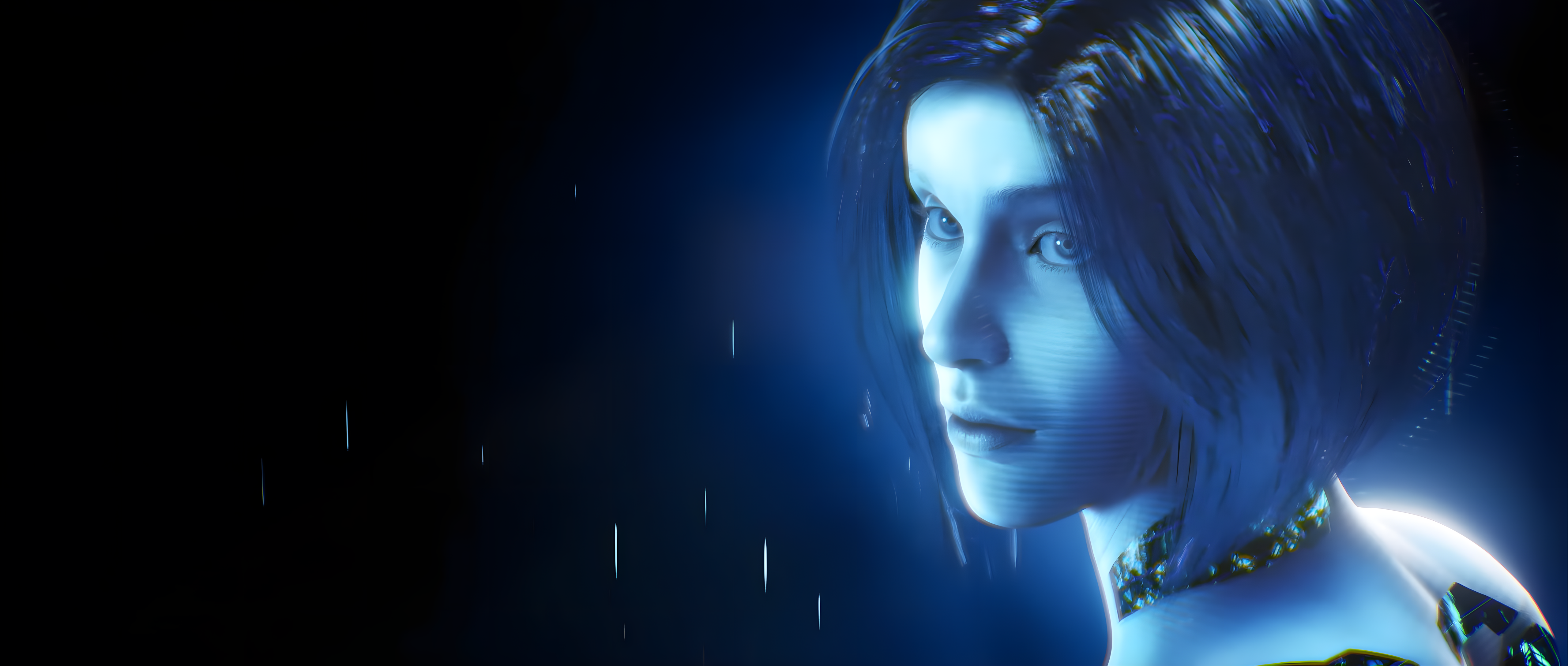 Cortana Hologram from Halo Video Game Franchise HD Wallpaper