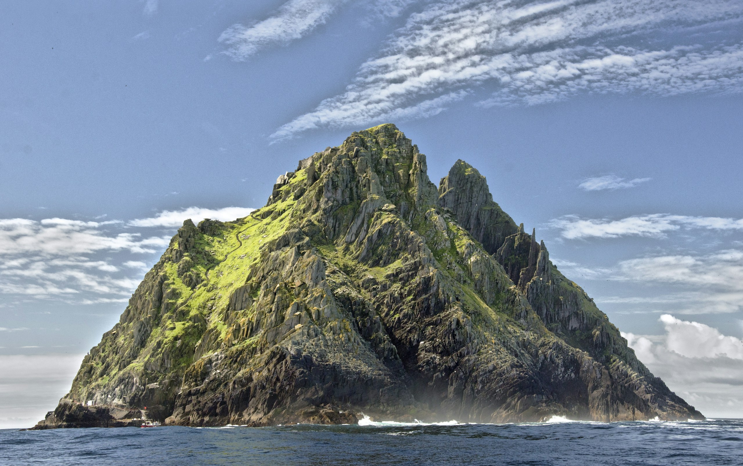 The Rocky Island of Skellig Michael in Ireland HD Wallpaper