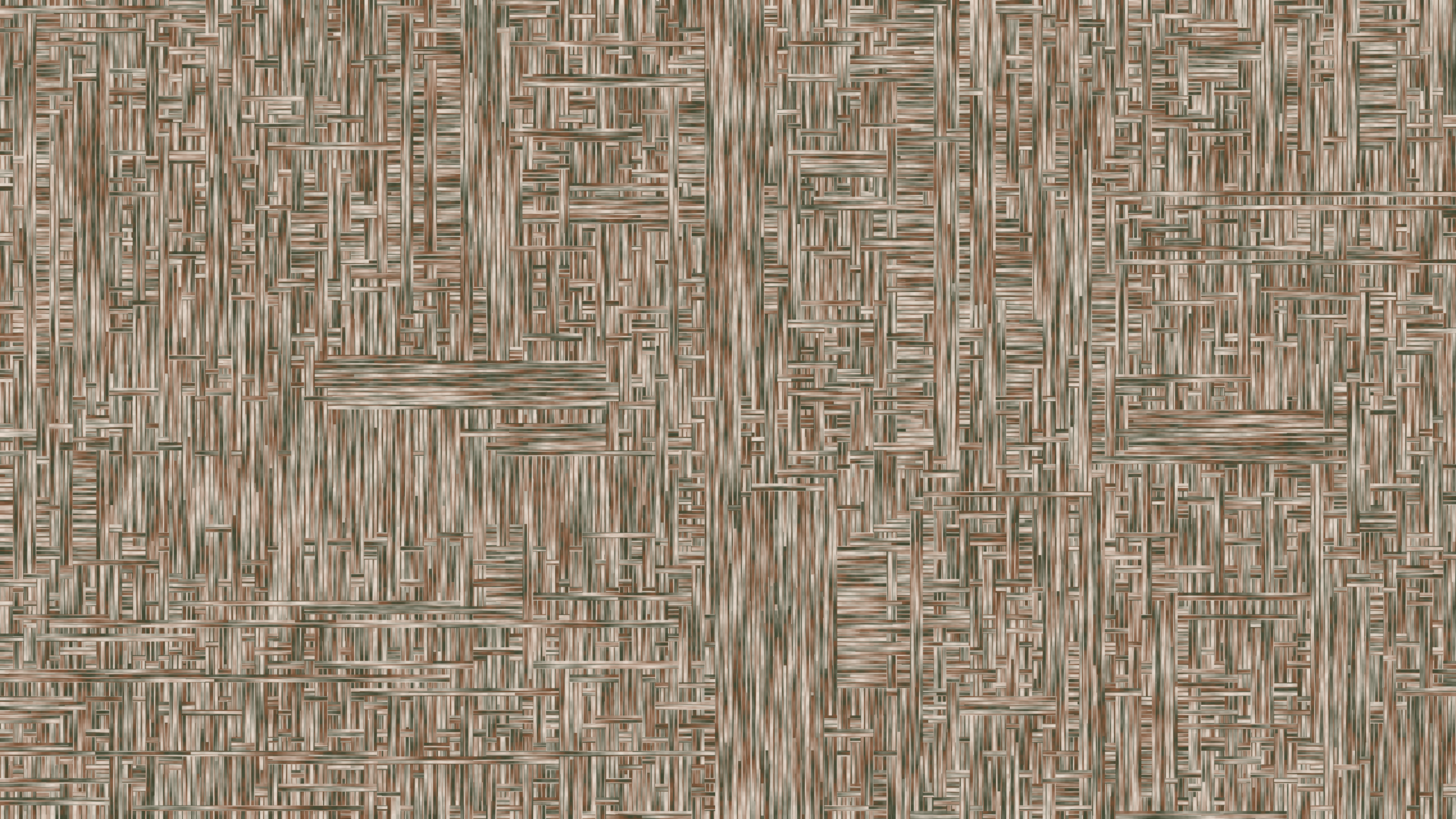Intricate Woven Wood and Straw Texture Pattern HD Wallpaper