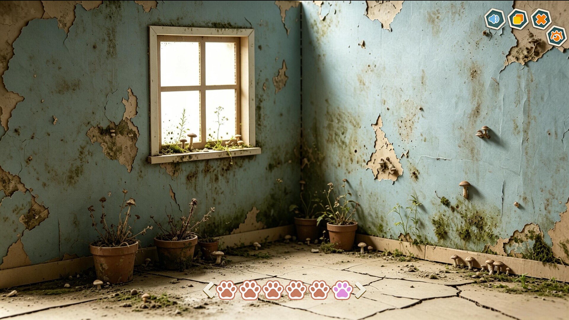 Abandoned room screenshot from PawRebuild 2 HD Wallpaper
