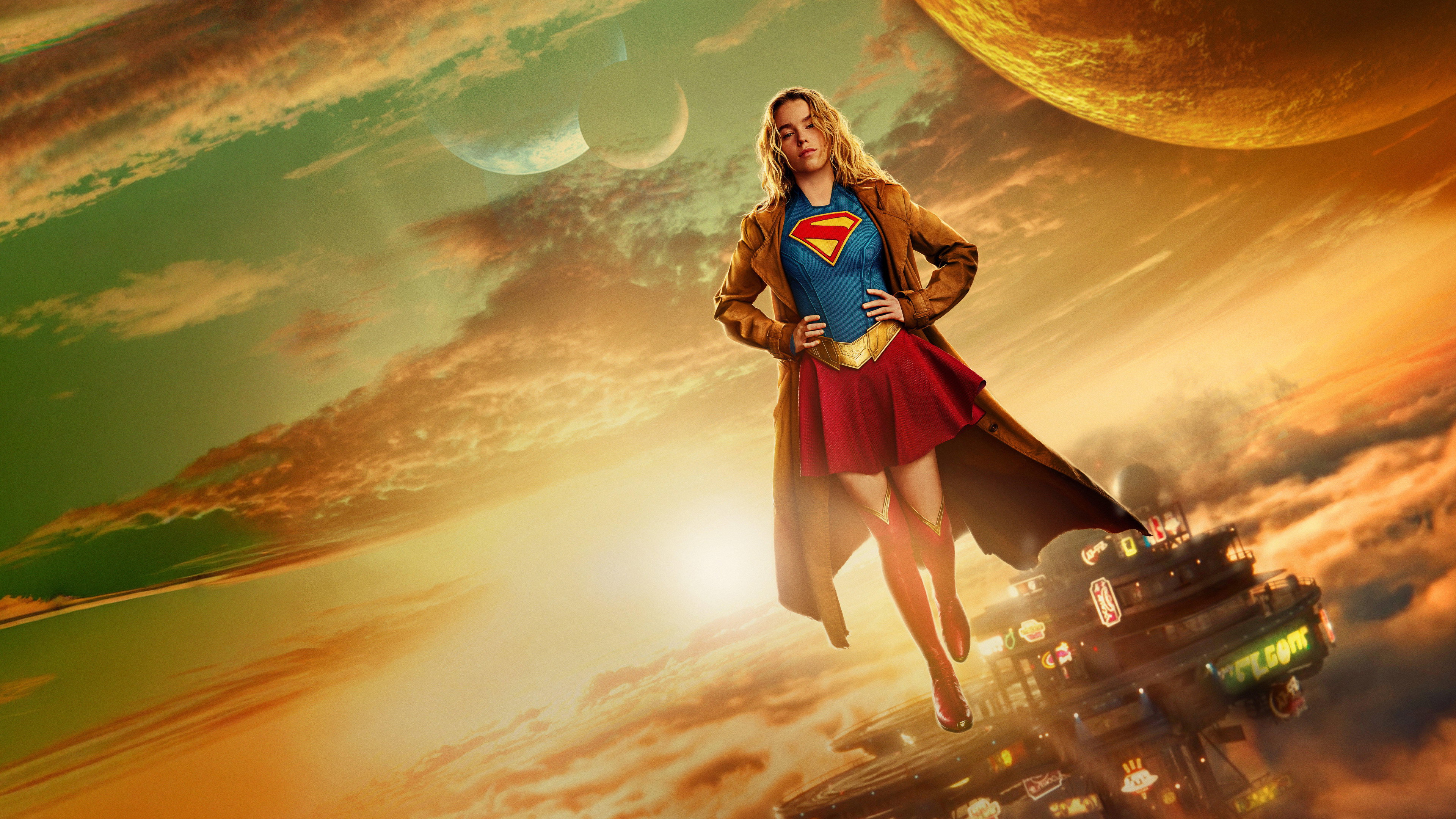 Milly Alcock as Supergirl in Supergirl: Woman of Tomorrow HD Wallpaper